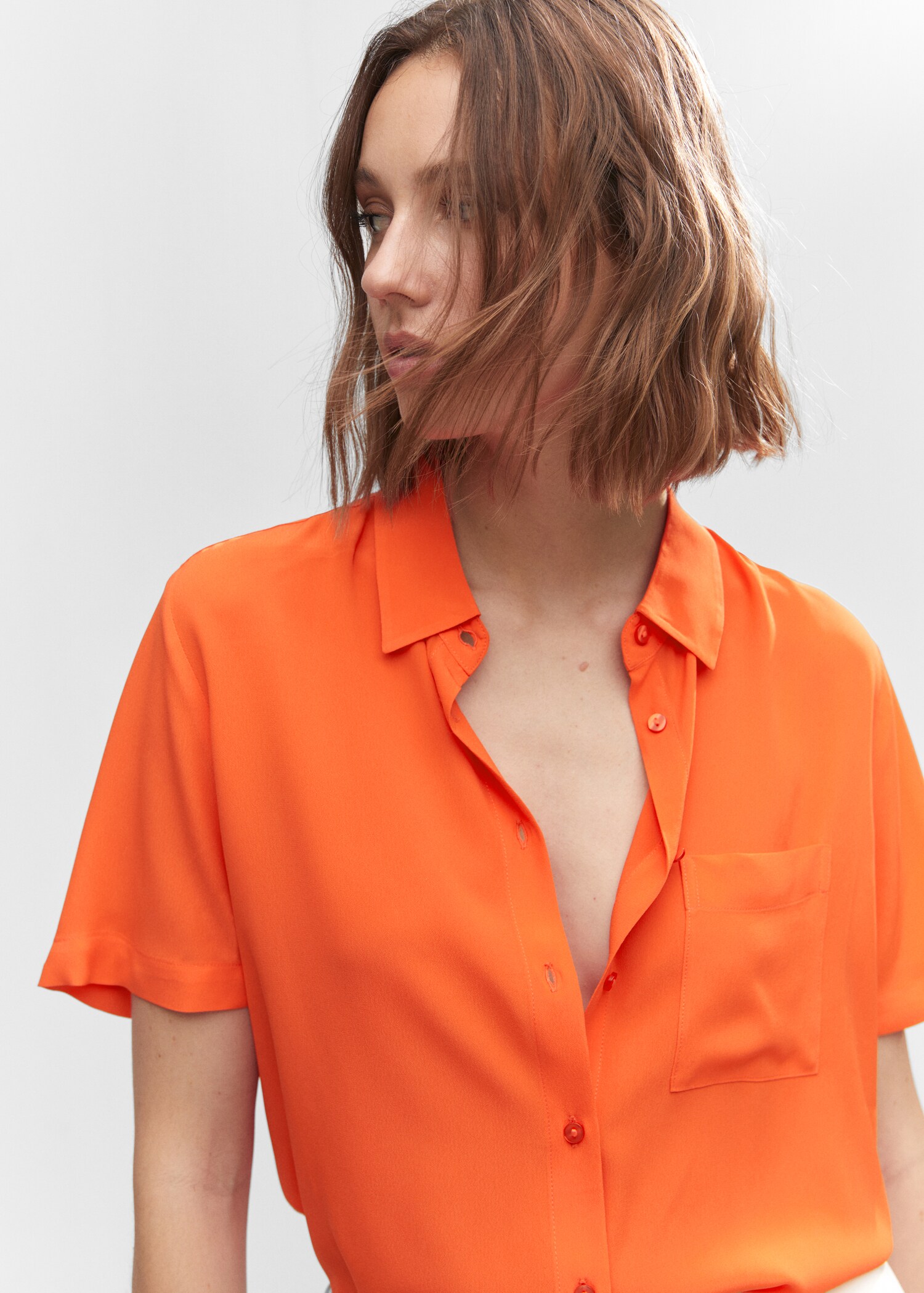 Camisa oversize bolsillo - Detalle del artículo 1