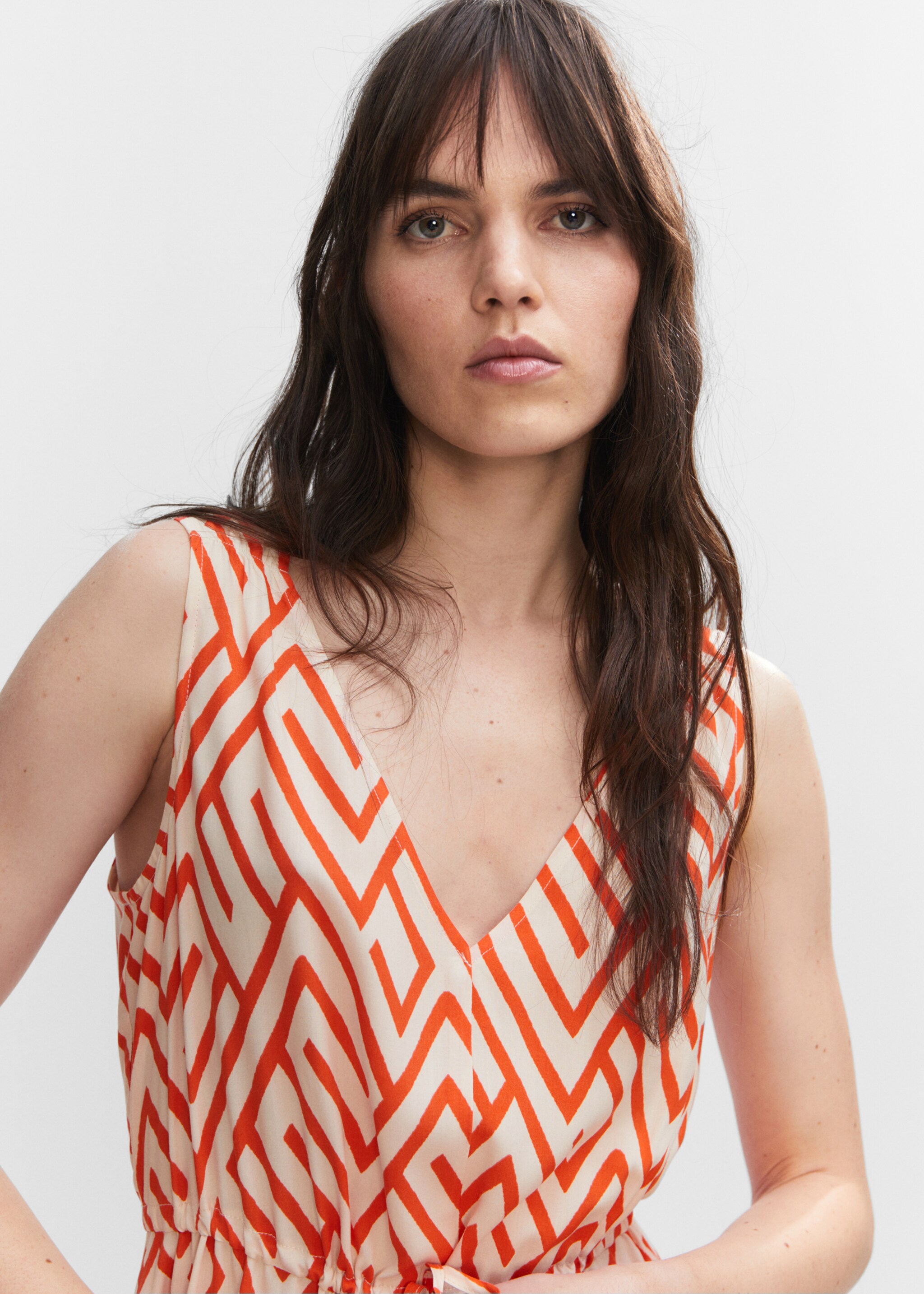 Vestido estampado lazo - Detalle del artículo 1
