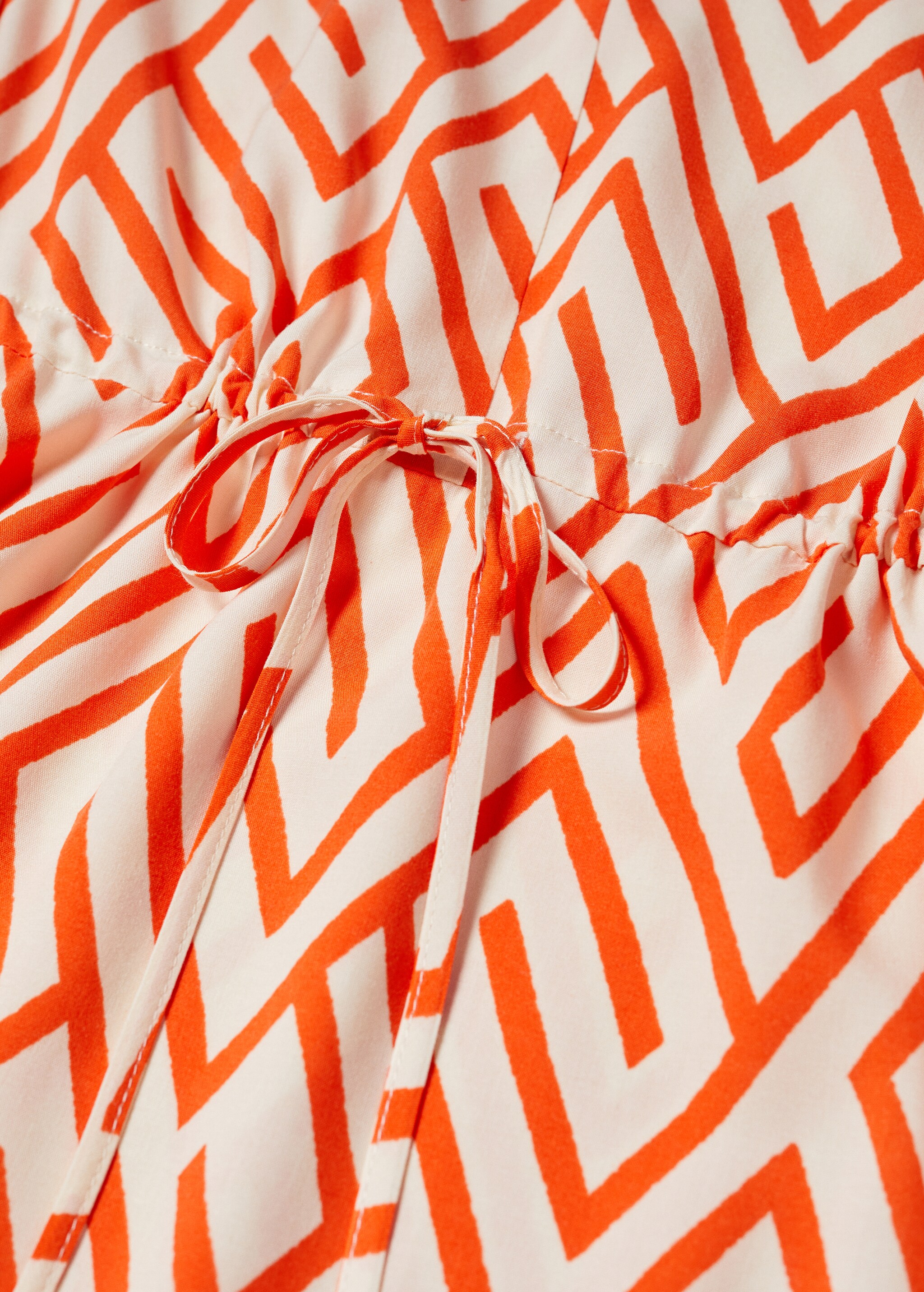 Printed bow dress - Details of the article 8