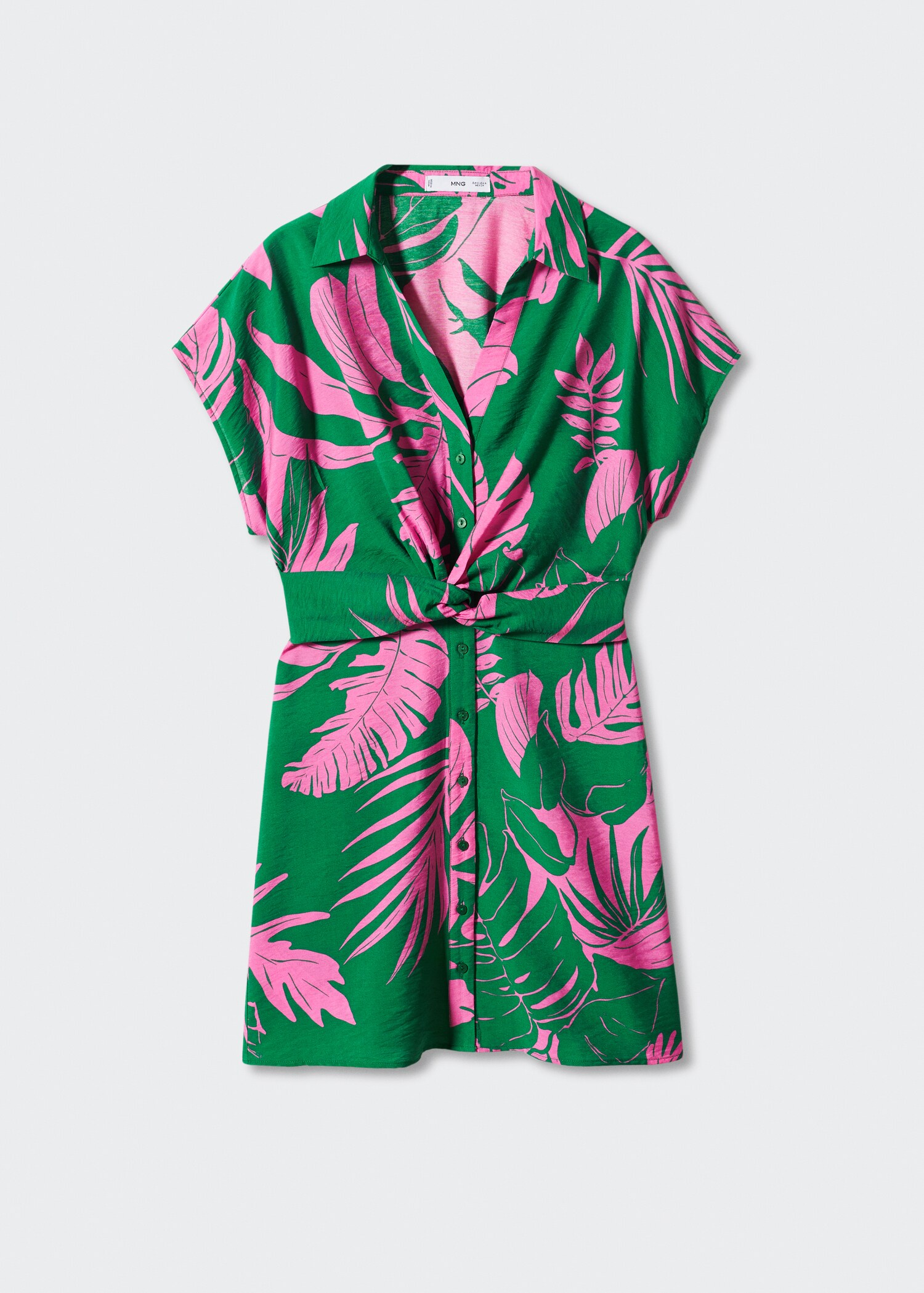 Tropical shirt dress - Article without model