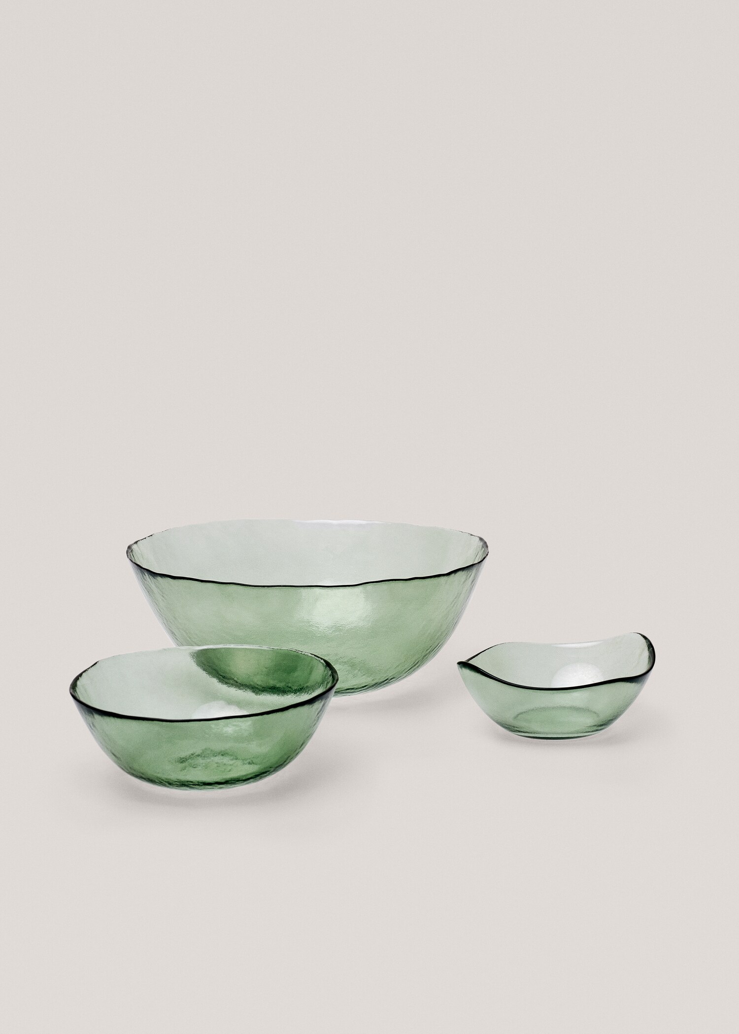 100% glass large bowl 25cm - Details of the article 3