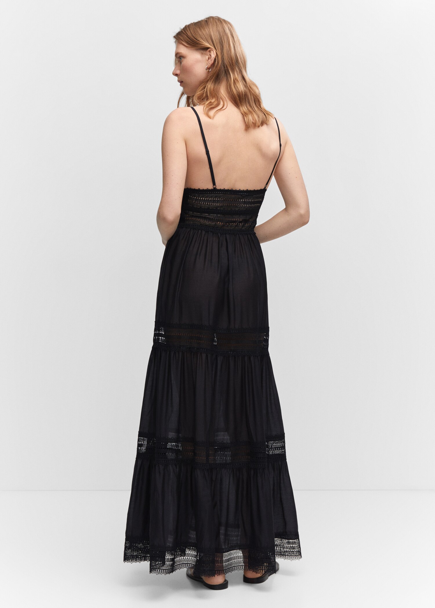 Vestido paneles encaje - Reverso del artículo