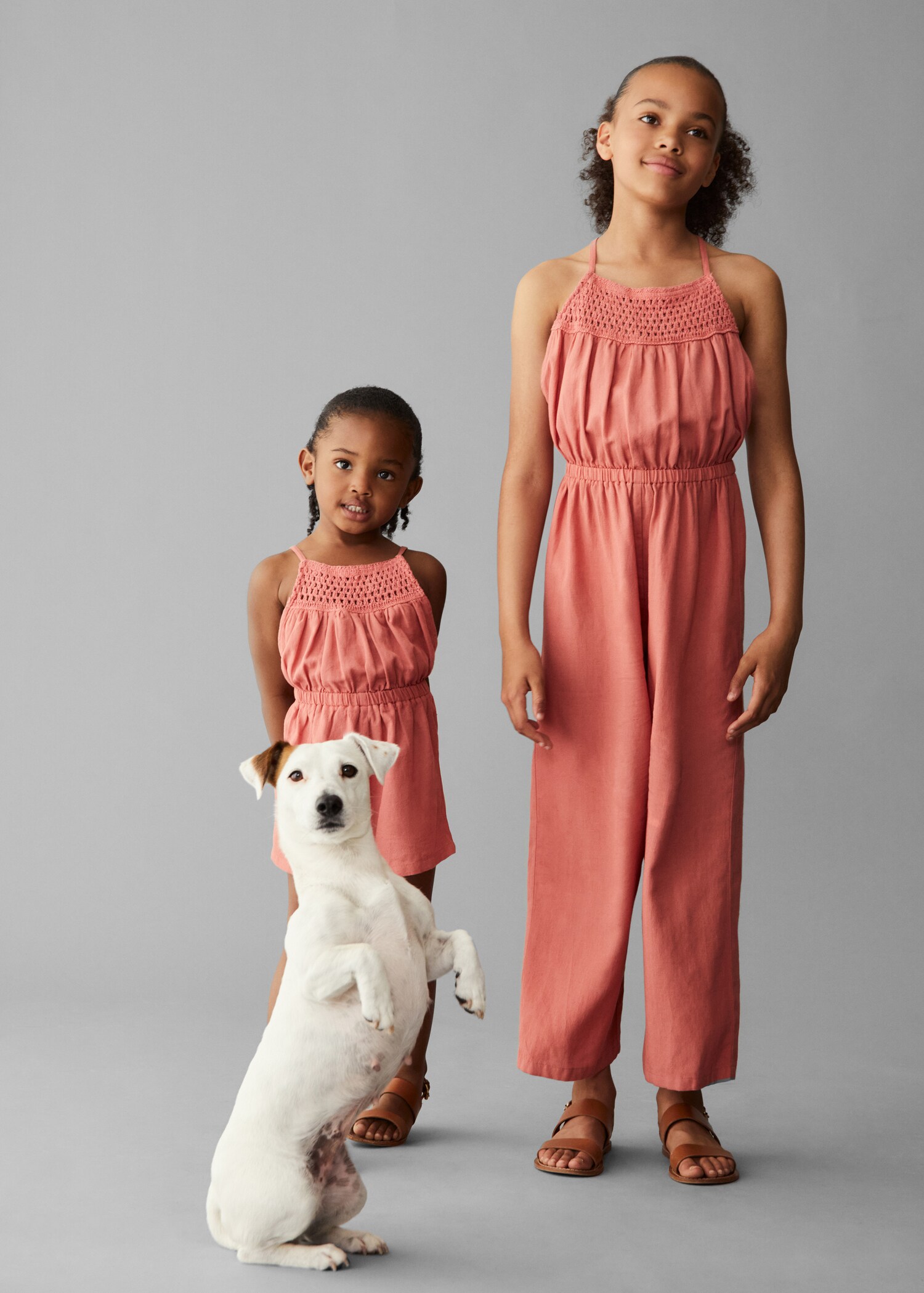 Jumpsuit with crochet detail - Details of the article 6