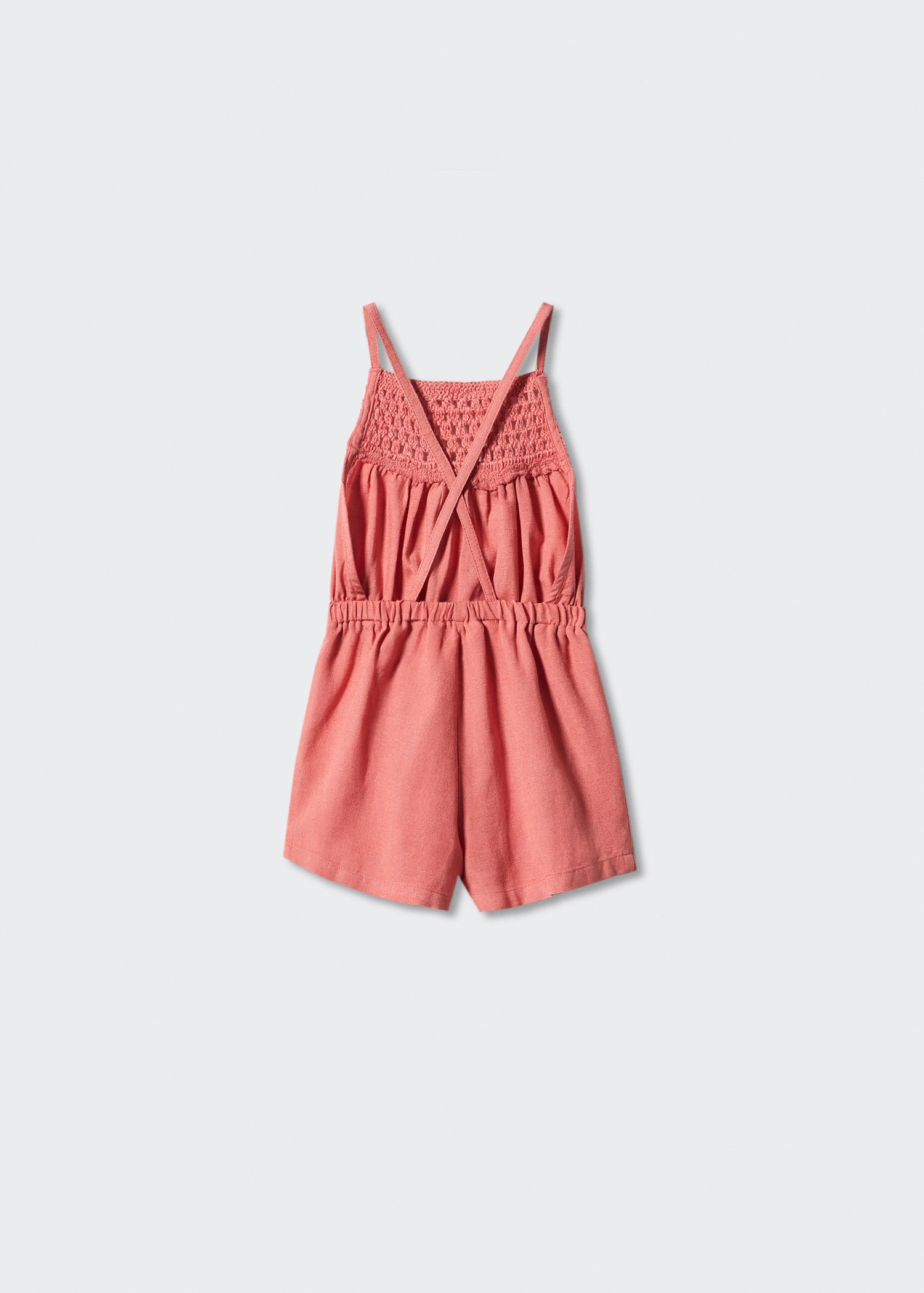 Jumpsuit with crochet detail - Reverse of the article