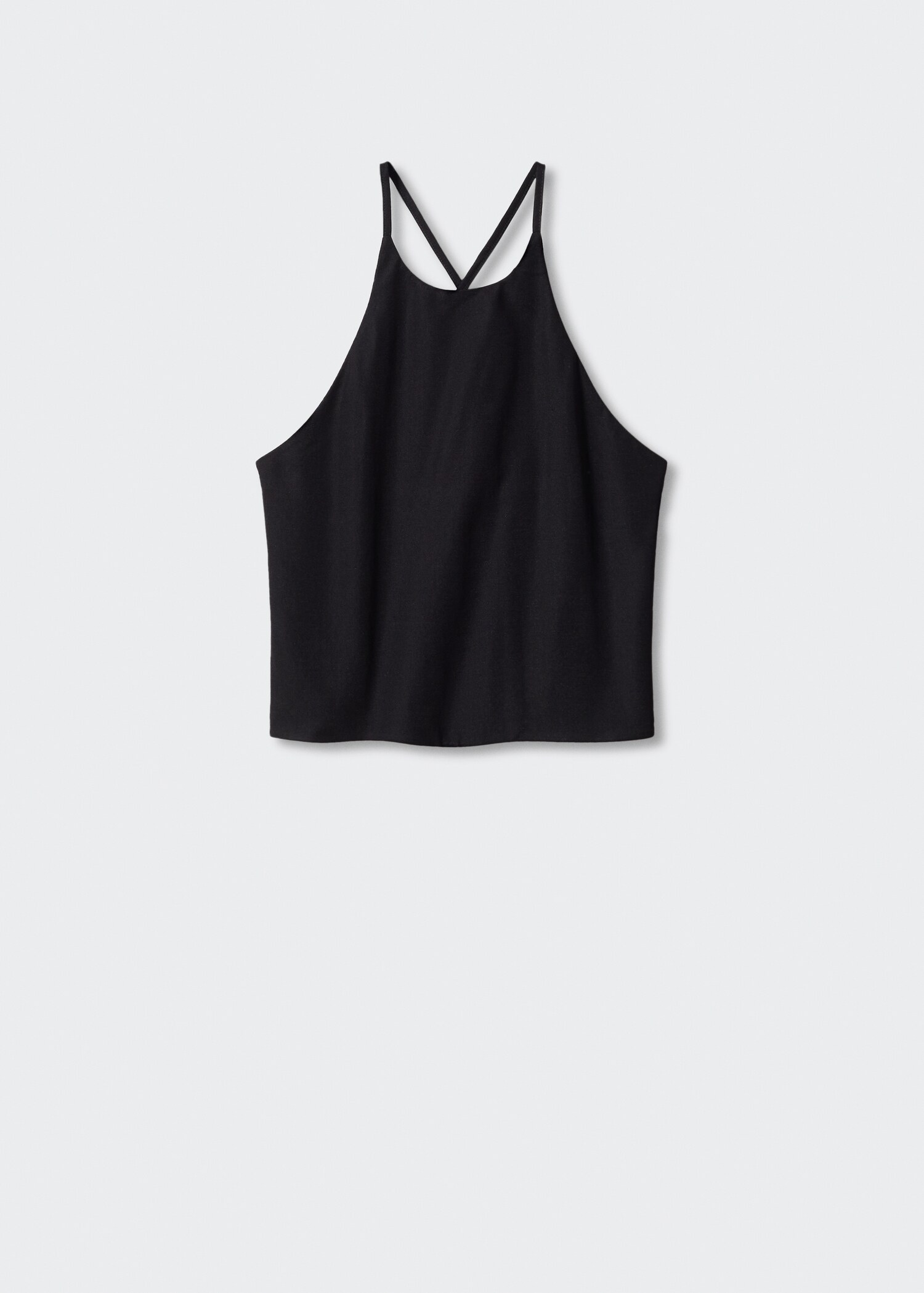 Halter-neck knitted top - Article without model