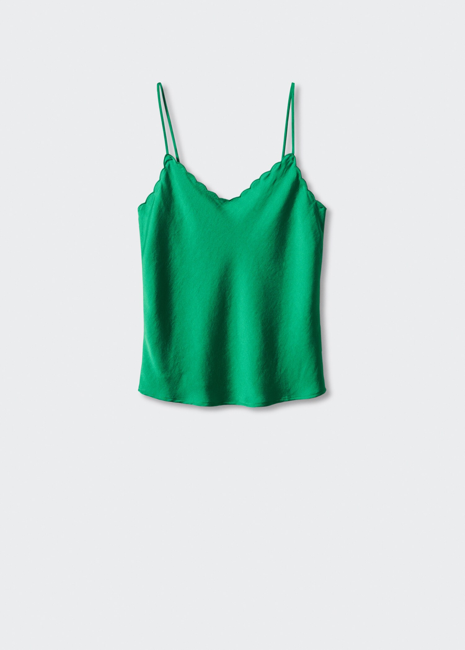 Satin lace top - Article without model