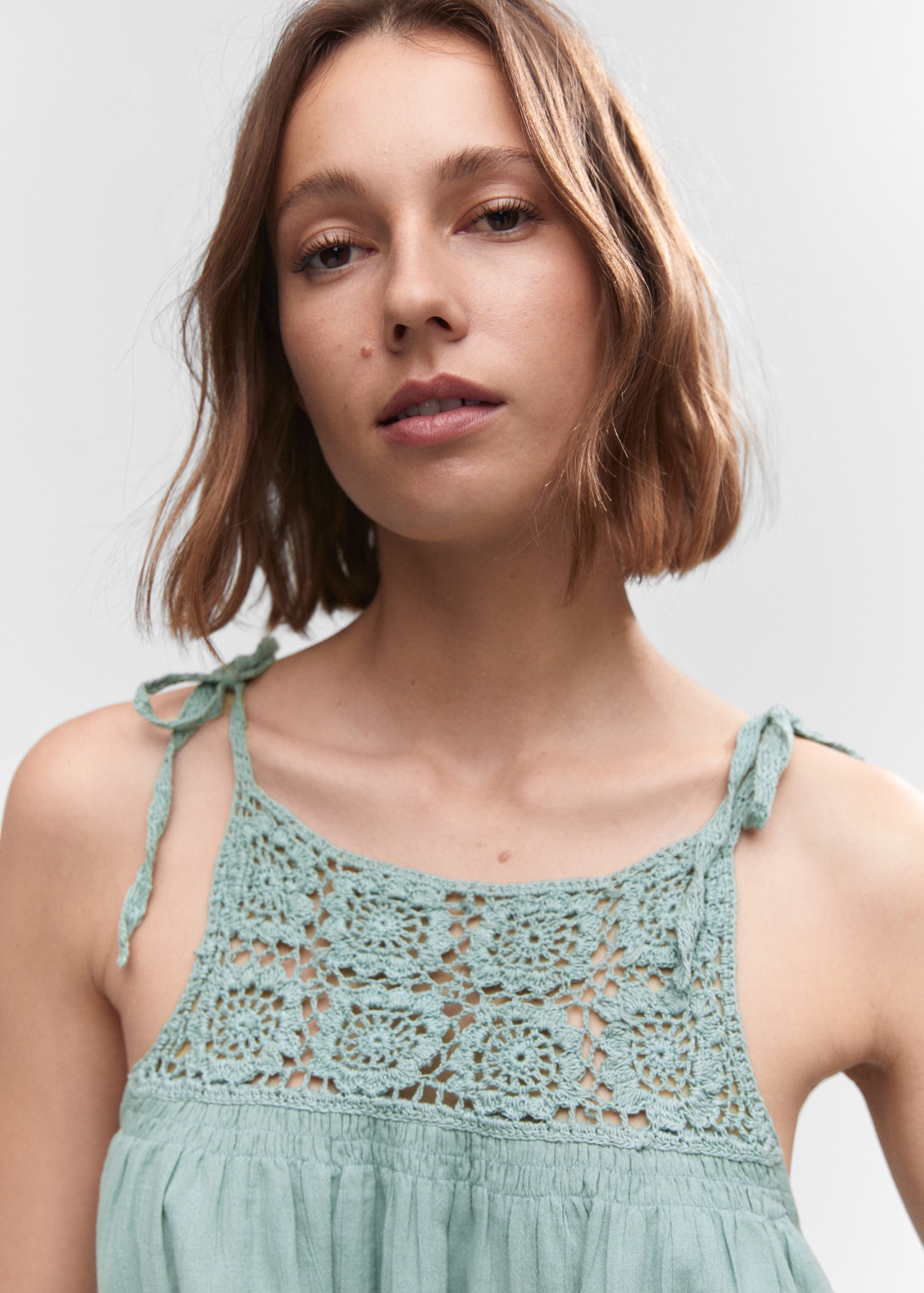 Crochet panel dress - Details of the article 1
