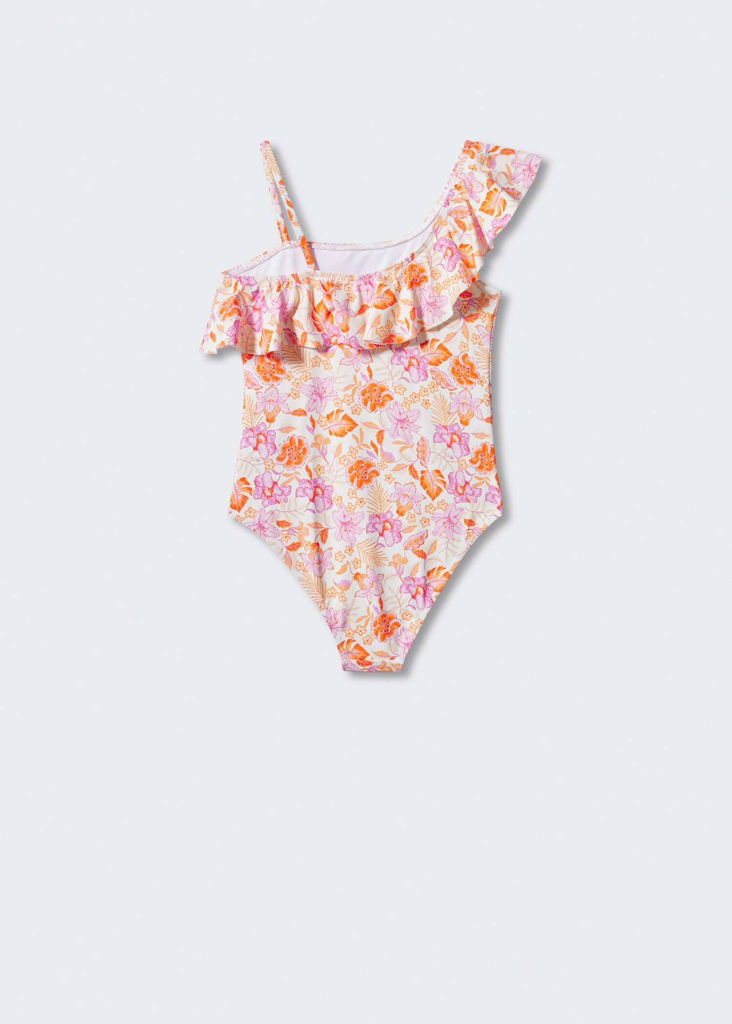 Costum de baie asimetric cu imprimeu - Spatele articolului