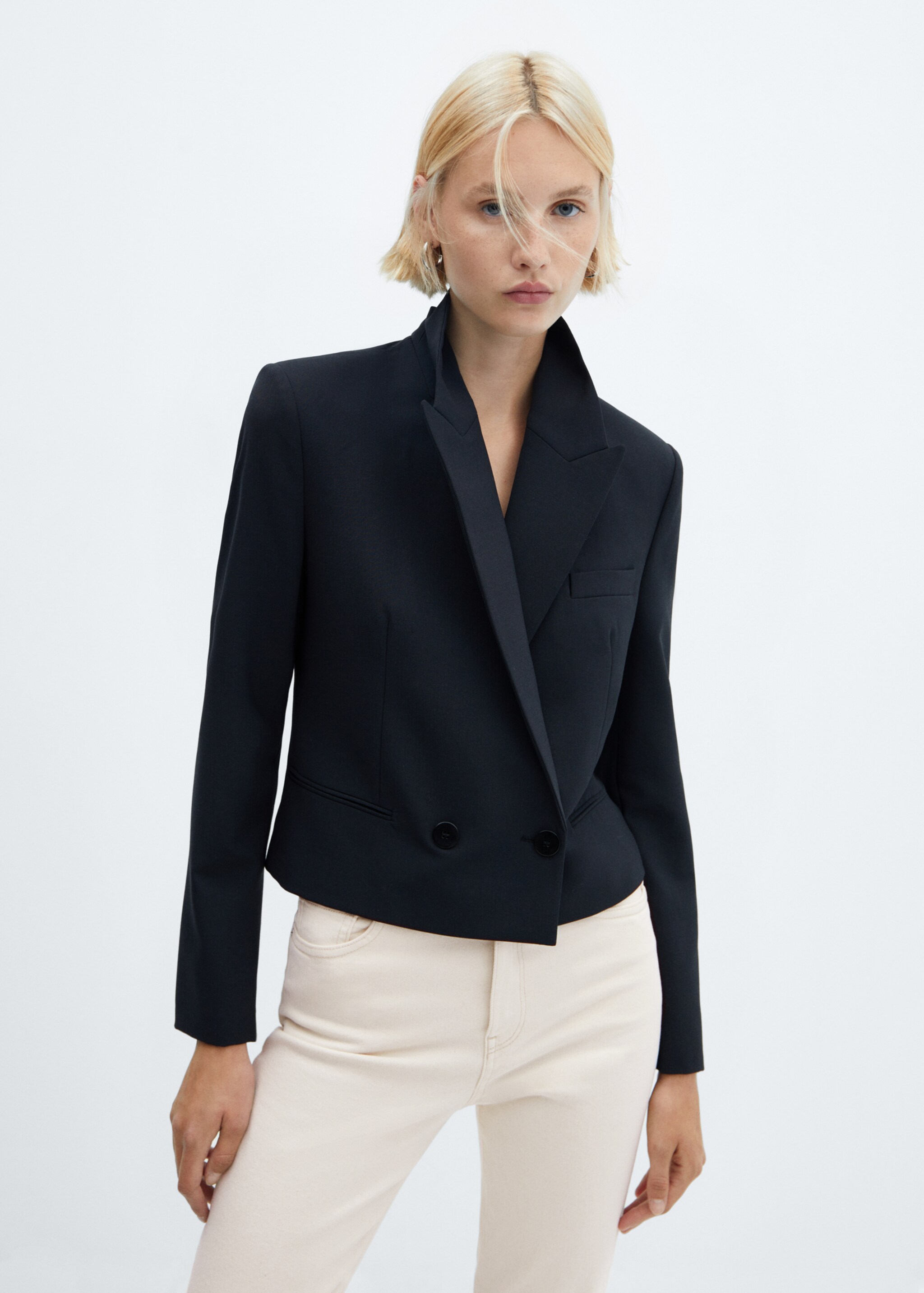 Jeans Newmom confort tiro alto - Detalle del artículo 1, Blanco roto. Ref: 57050290-00.