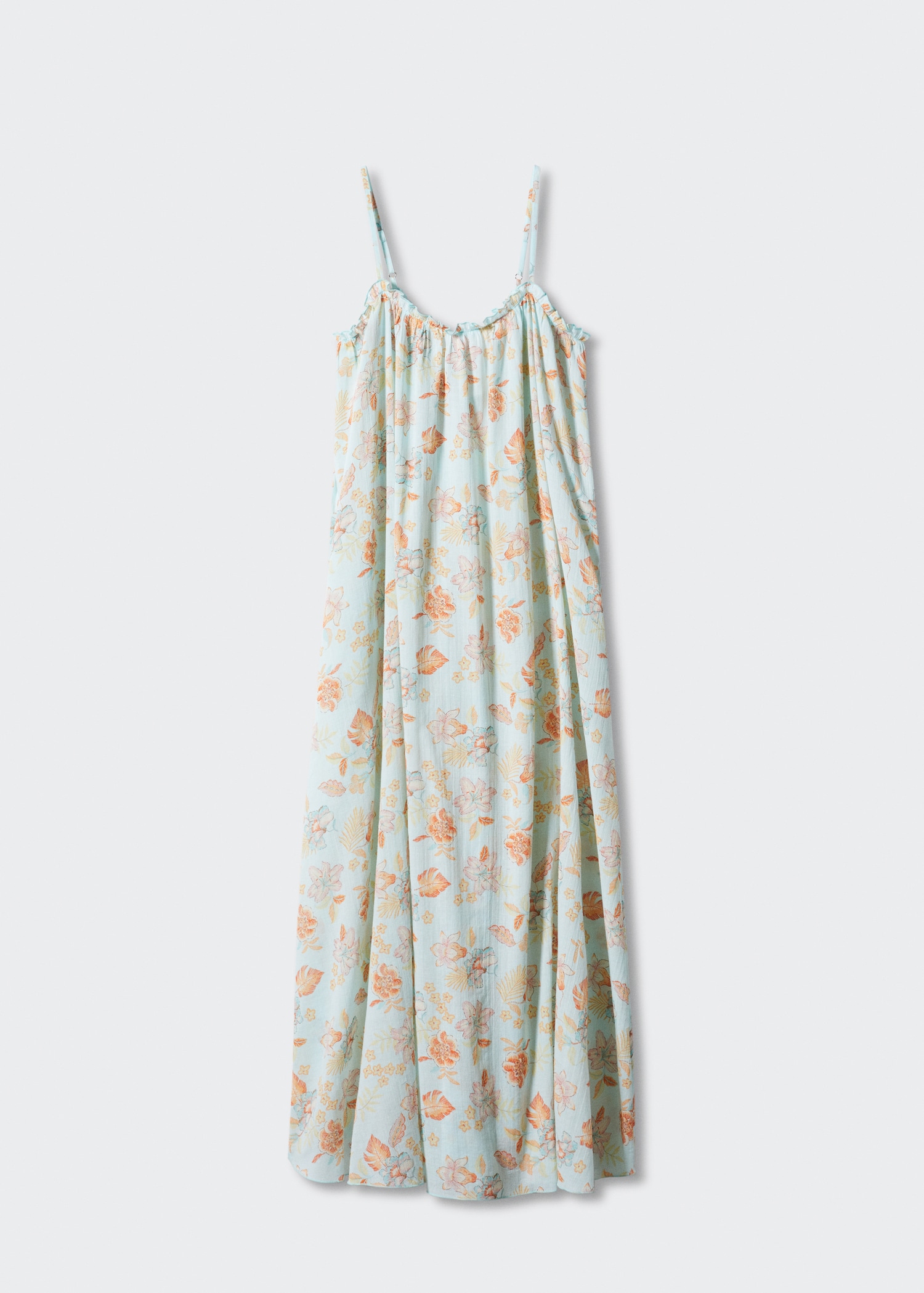 Robe longue à fleurs - Article sans modèle