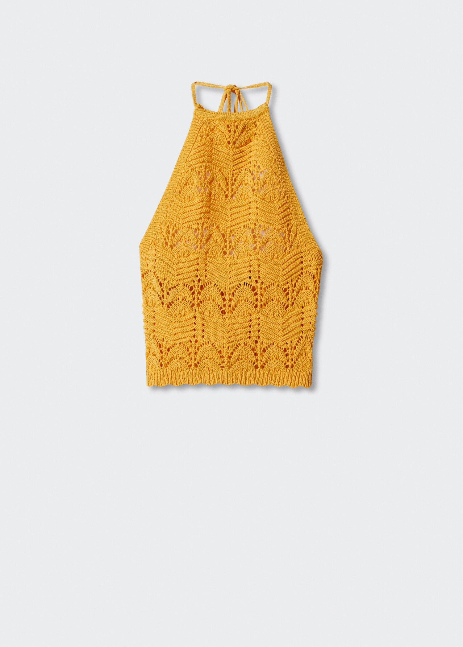 Top crochet emmanchures américaines - Article sans modèle