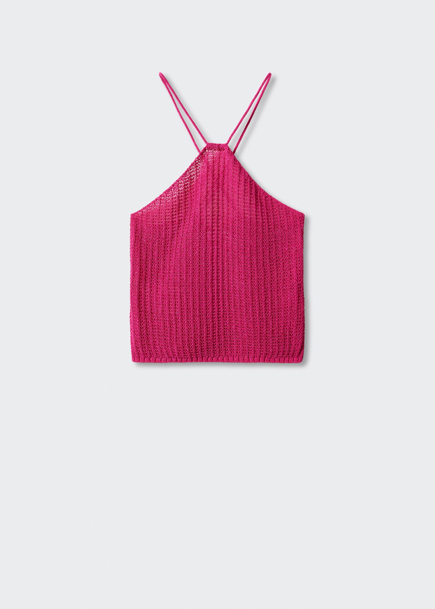 Top crochet cuello halter - Artículo sin modelo