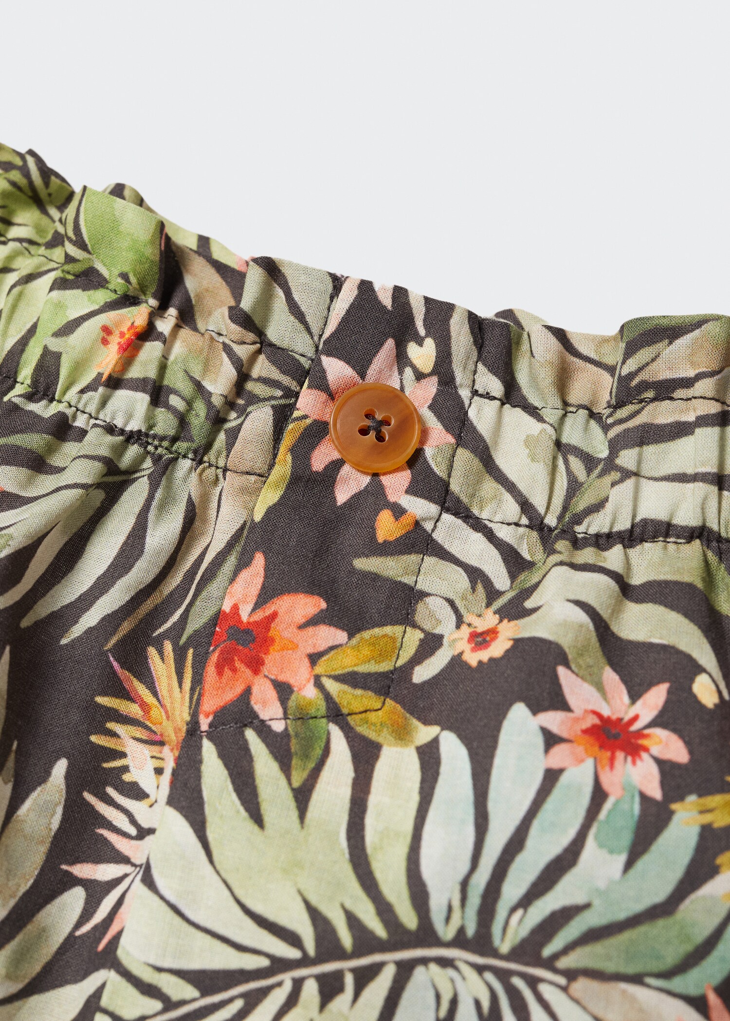 Printed cotton-blend short - Данни за артикула 0