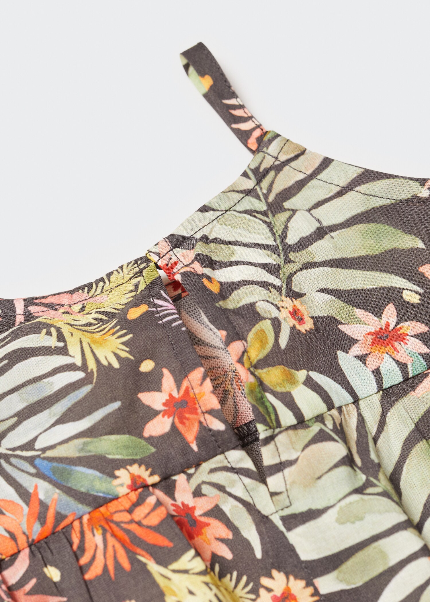 Printed cotton blouse - Details of the article 0