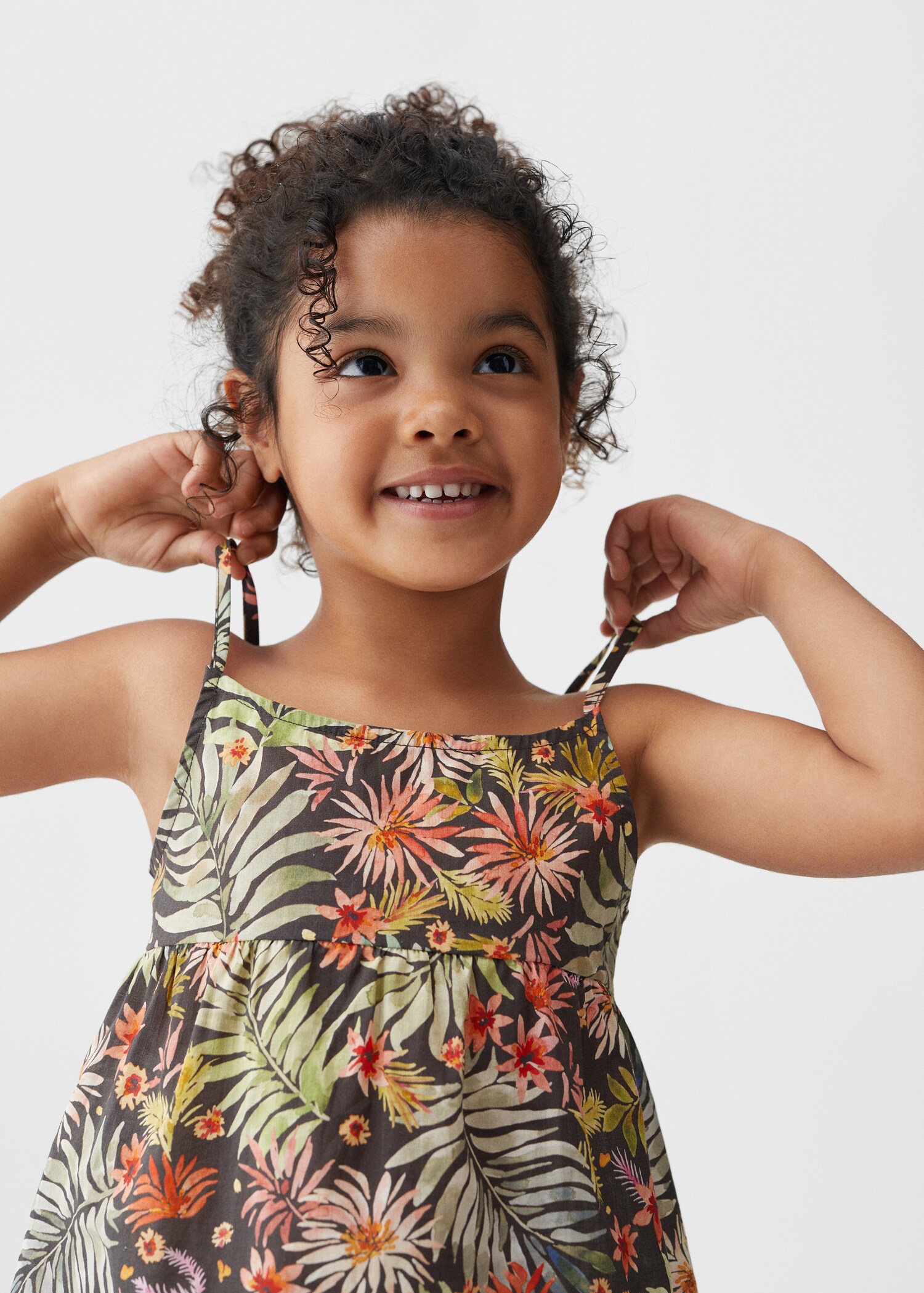 Printed cotton blouse - Details of the article 1