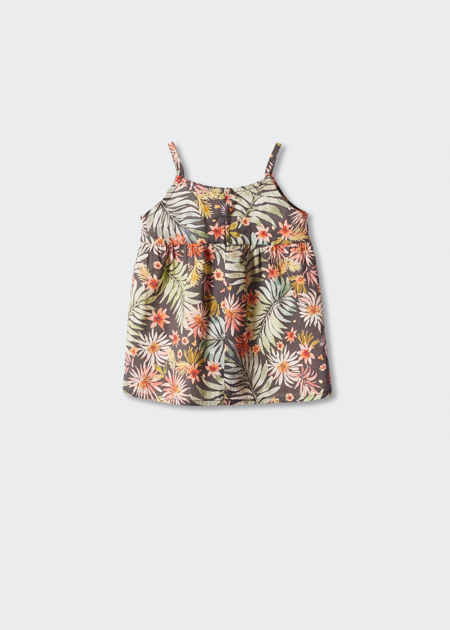 Printed cotton blouse - Reverse of the article