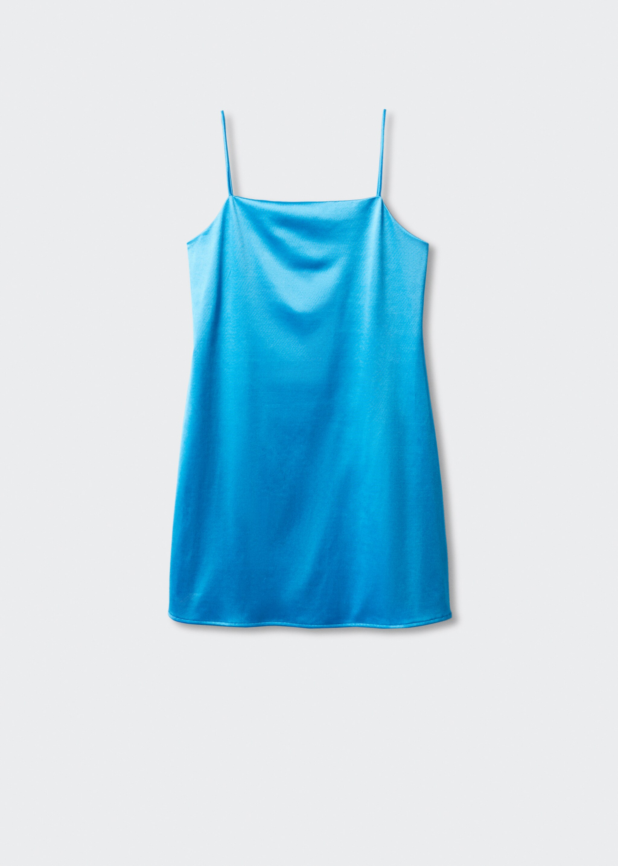 Vestido corto satinado - Artículo sin modelo