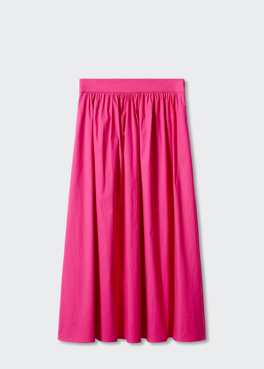 Pleat detail long skirt Women MANGO Montenegro