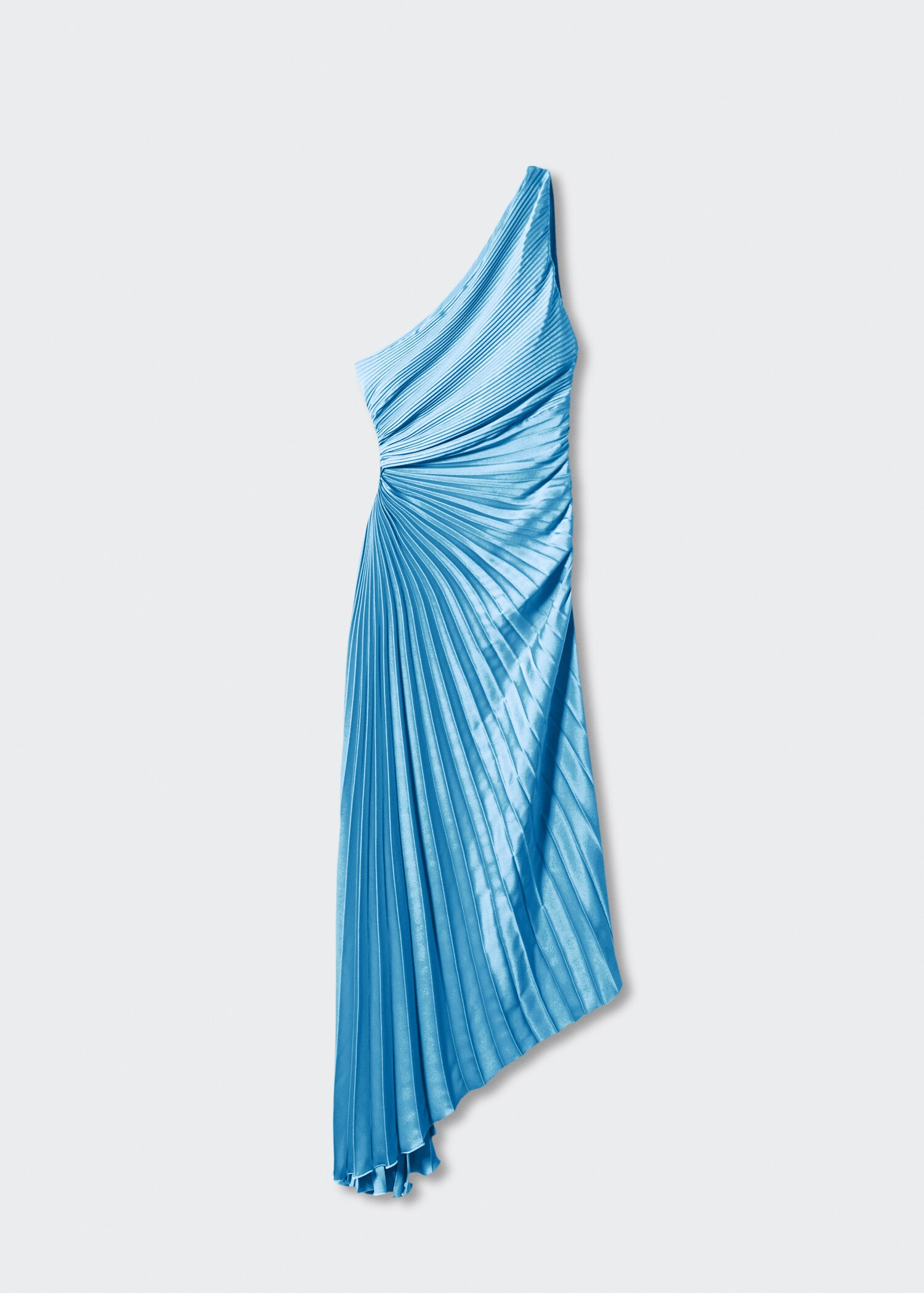  Vestido asimétrico plisado  - Artículo sin modelo