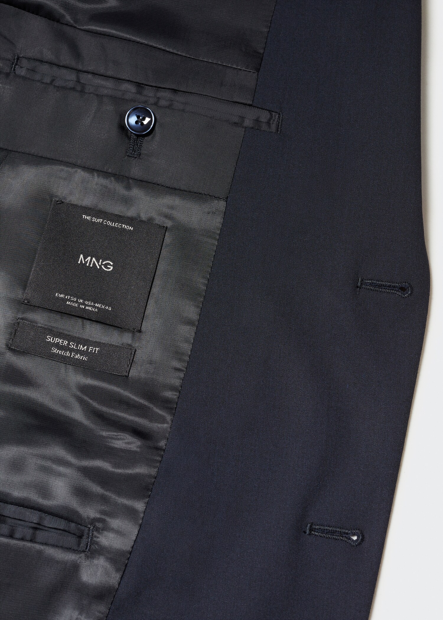 Veste costume super slim-fit tissu stretch - Détail de l'article 0