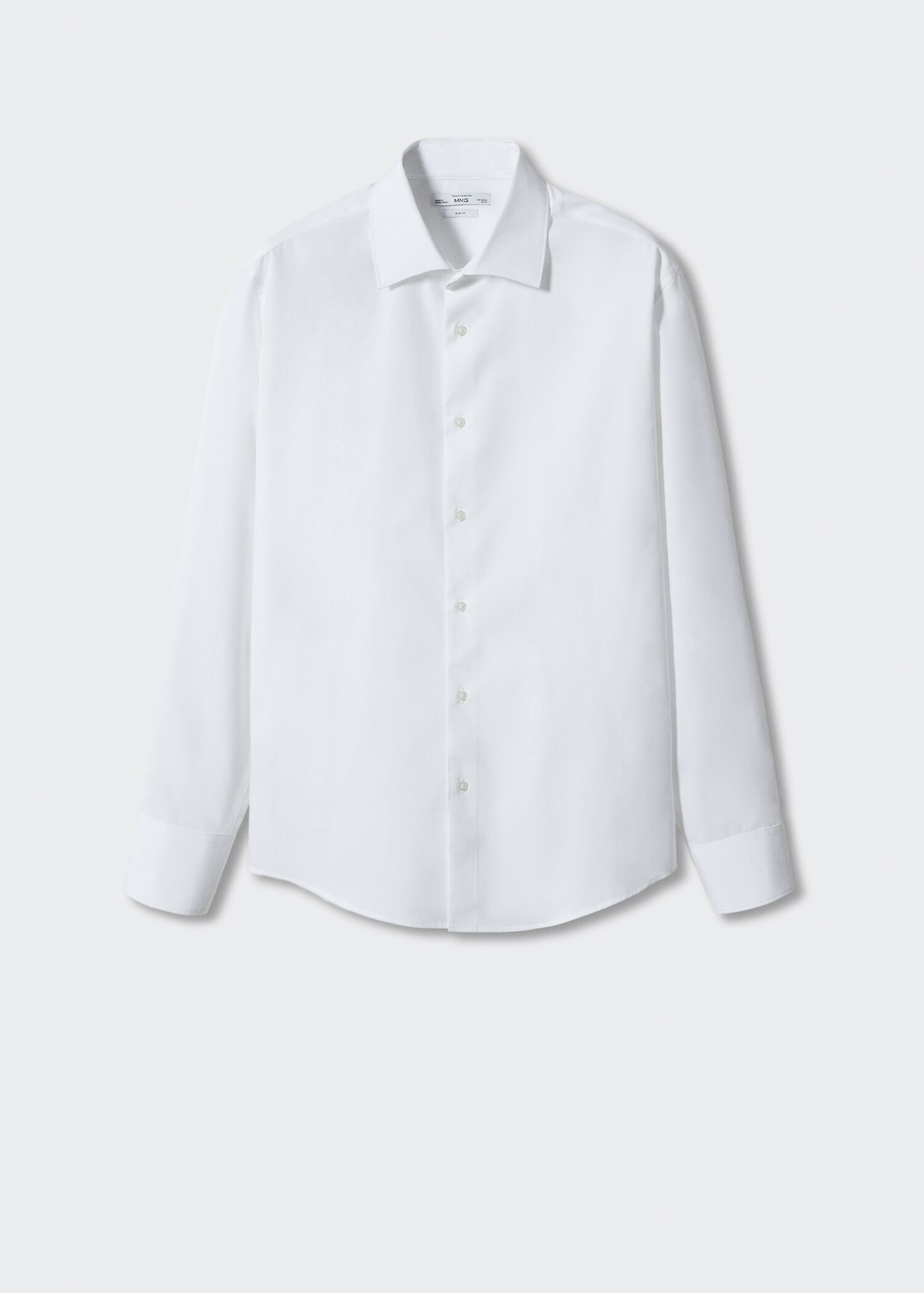 Slim Fit-Oberhemd aus Baumwoll-Popeline - Artikel ohne Model
