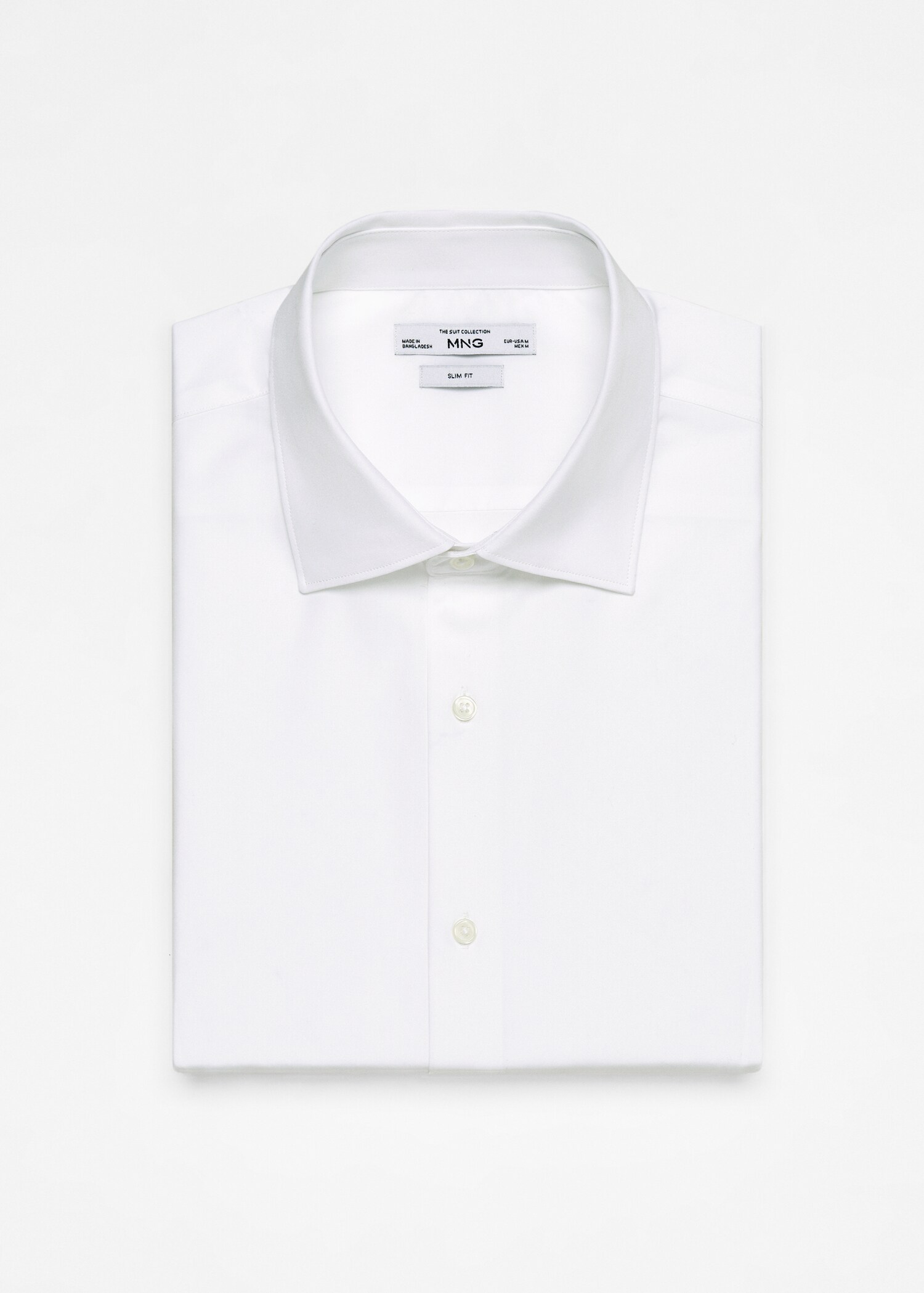 Slim Fit-Oberhemd aus Baumwoll-Popeline - Detail des Artikels 8