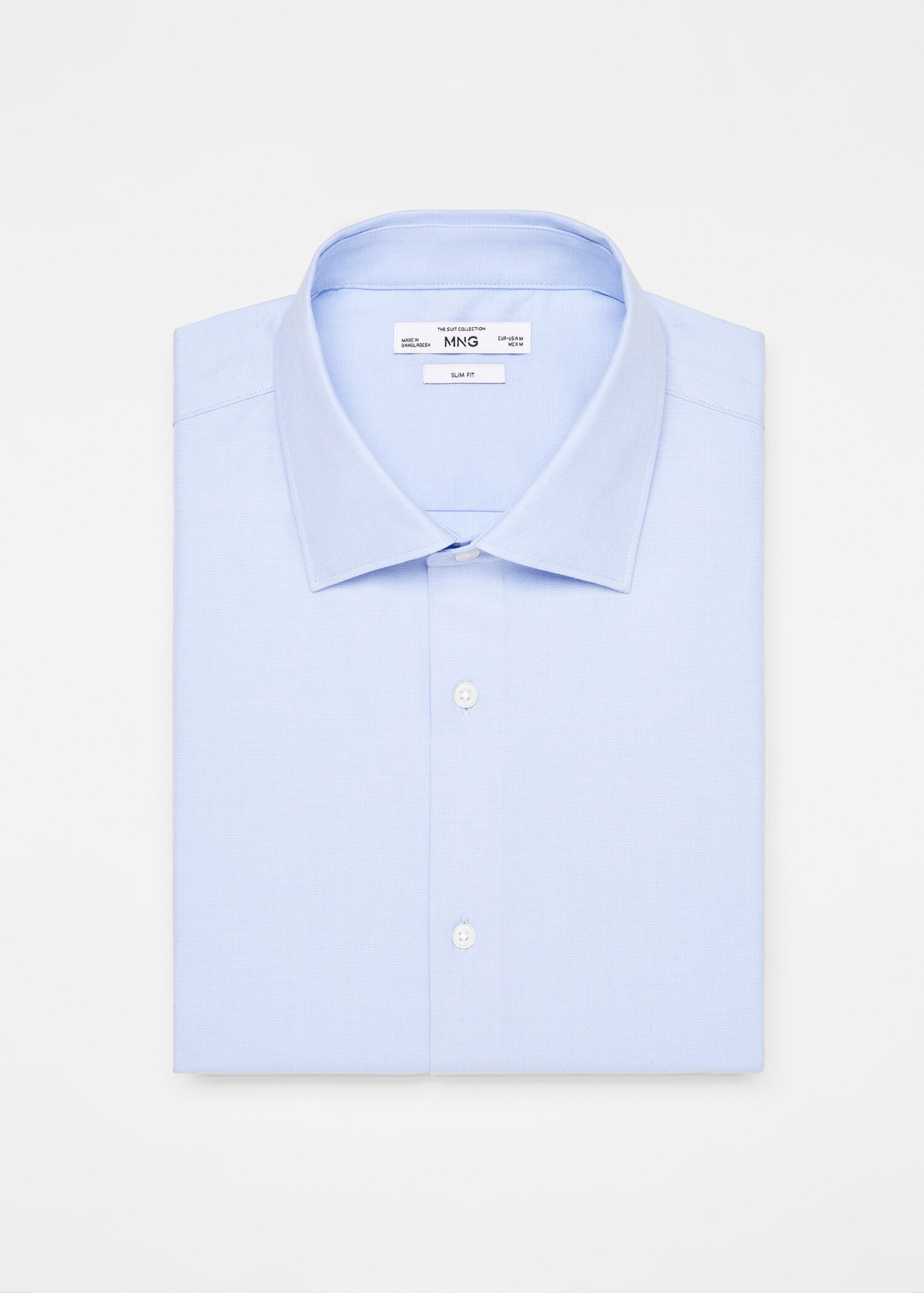 Slim Fit-Oberhemd aus Baumwoll-Popeline - Detail des Artikels 8