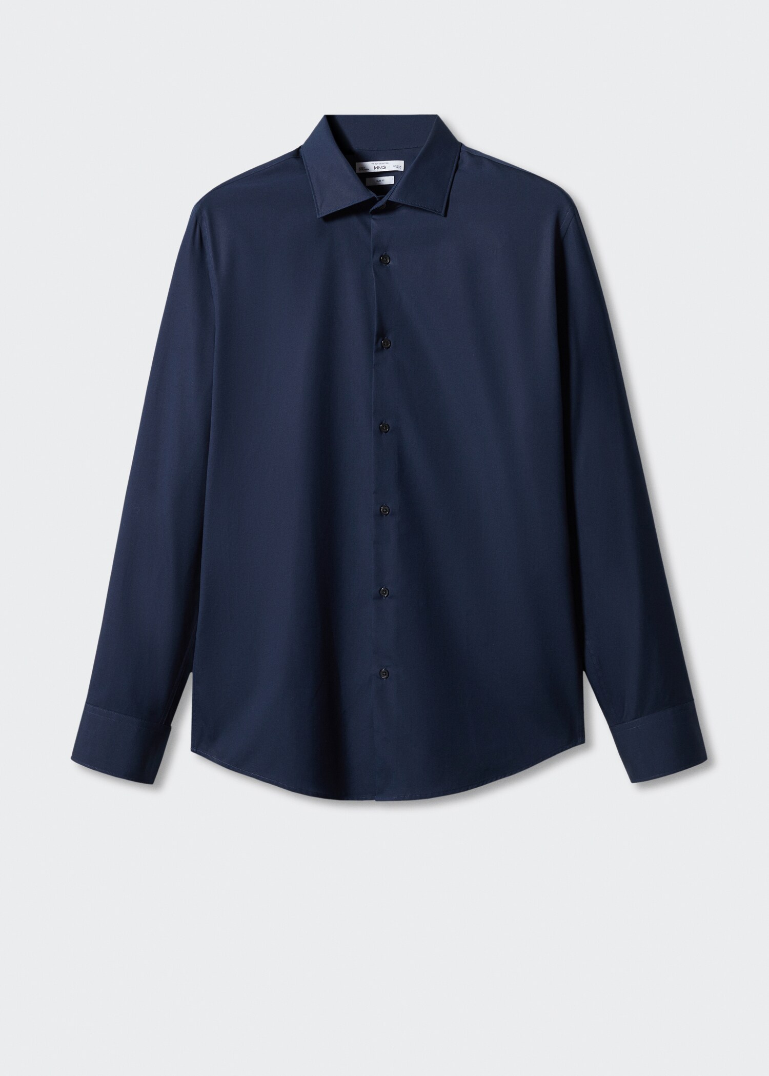 Slim Fit-Oberhemd aus Baumwoll-Popeline - Artikel ohne Model