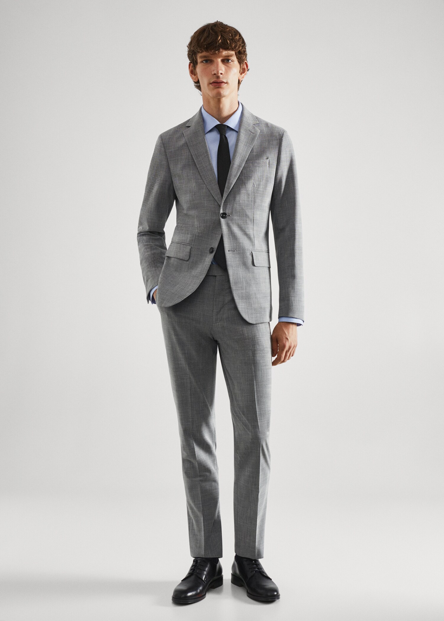 Pantaloni completo stampati slim-fit tessuto stretch - Dettaglio dell'articolo 2