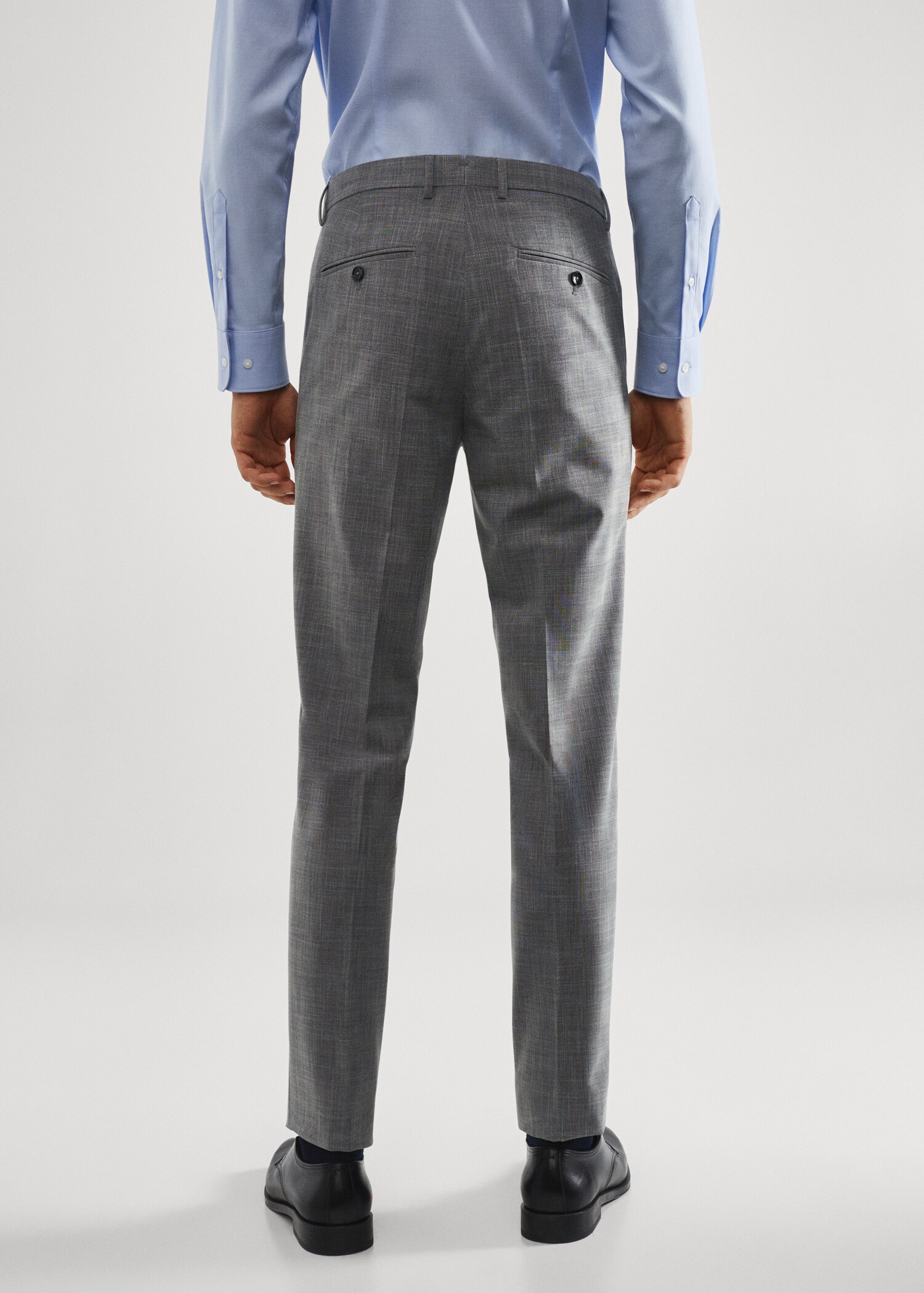 Pantaloni completo stampati slim-fit tessuto stretch - Retro dell'articolo