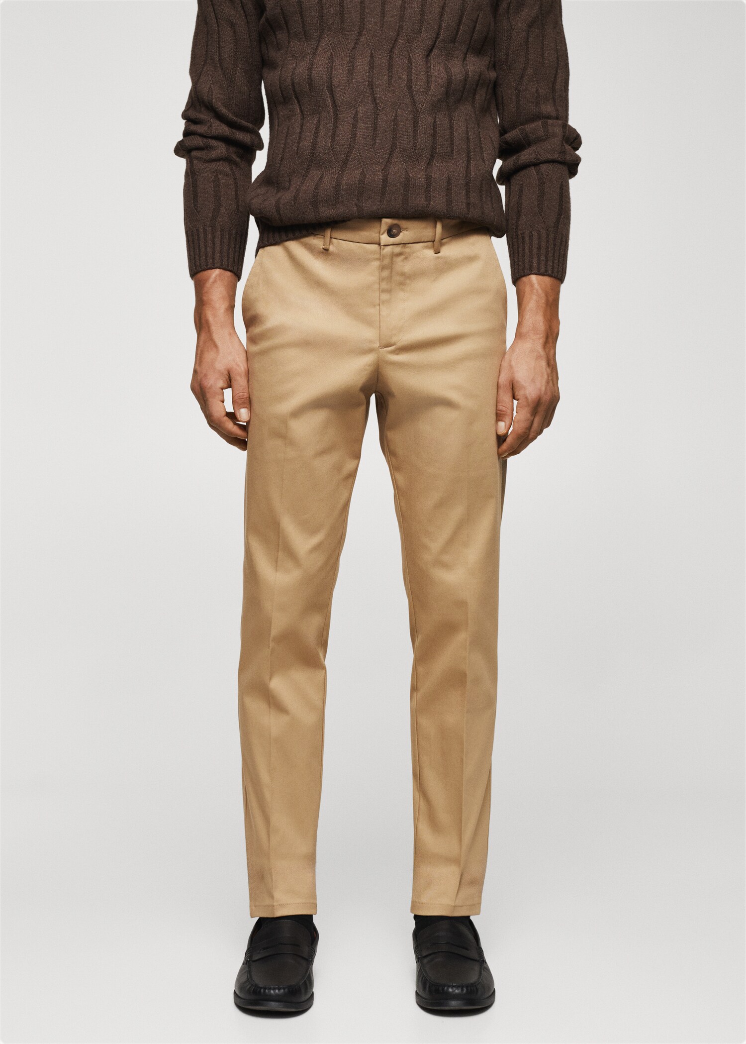 Pantalon chino slim fit - Plan moyen