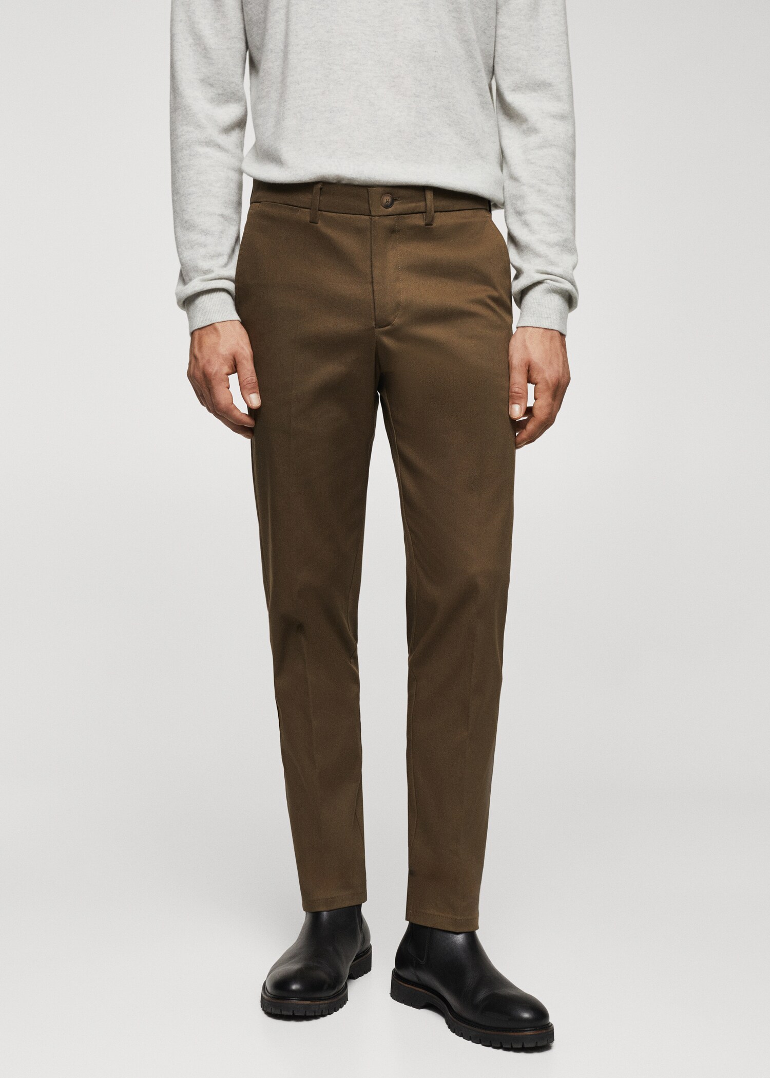 Pantalon chino slim fit - Plan moyen