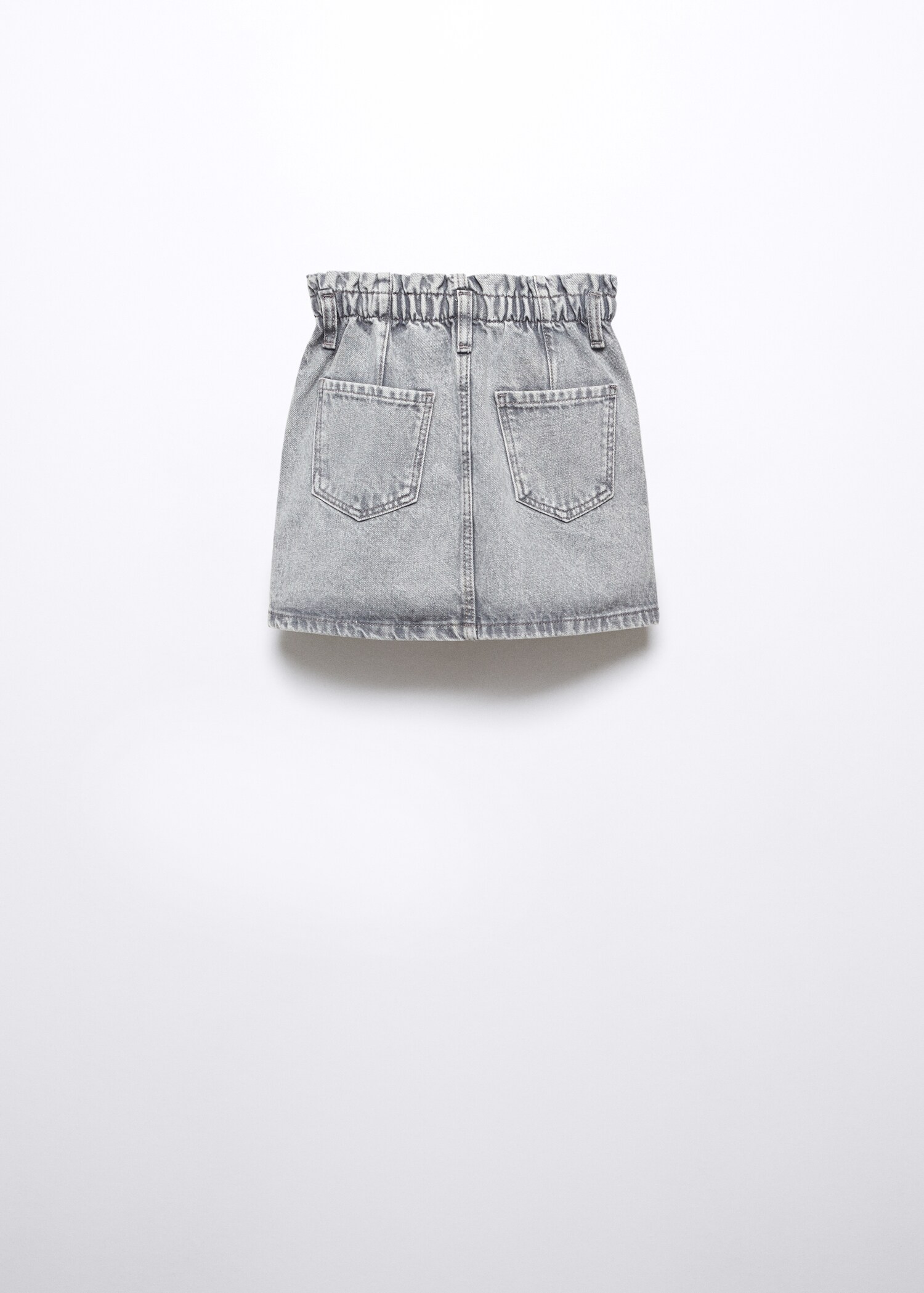 Falda denim paperbag - Reverso del artículo