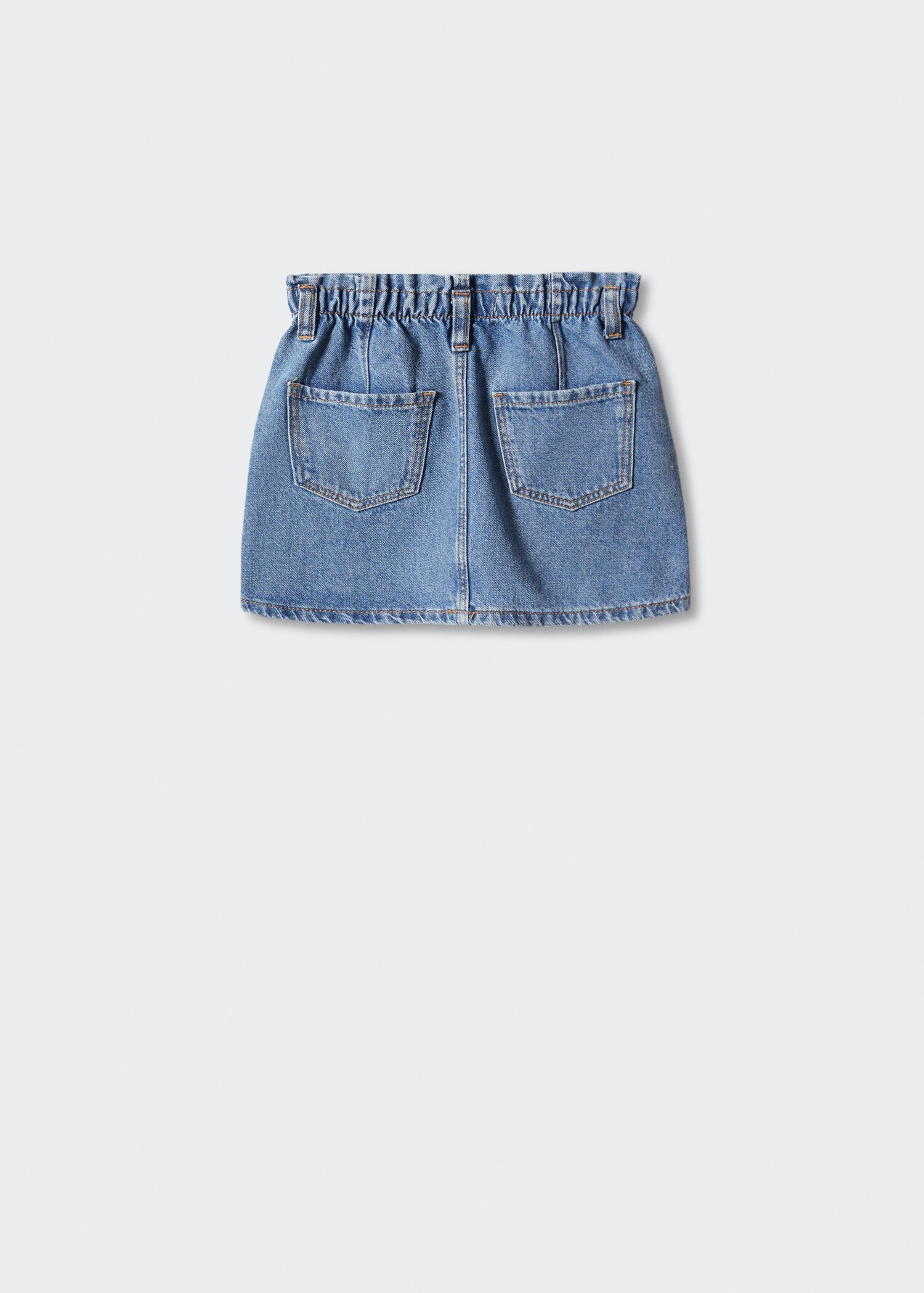 Falda denim paperbag - Reverso del artículo