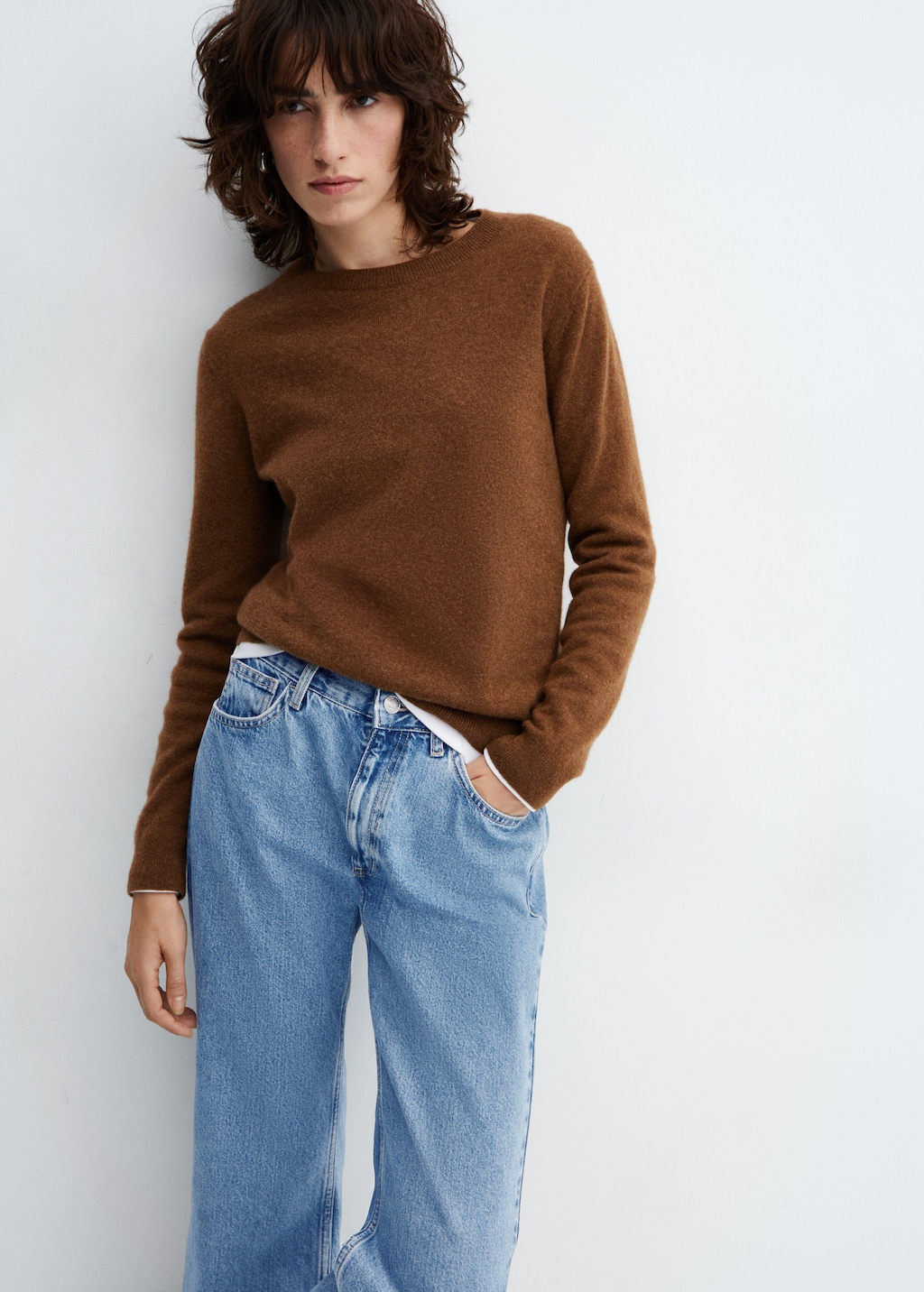 Jean droit taille normale Femme MANGO France La Reunion