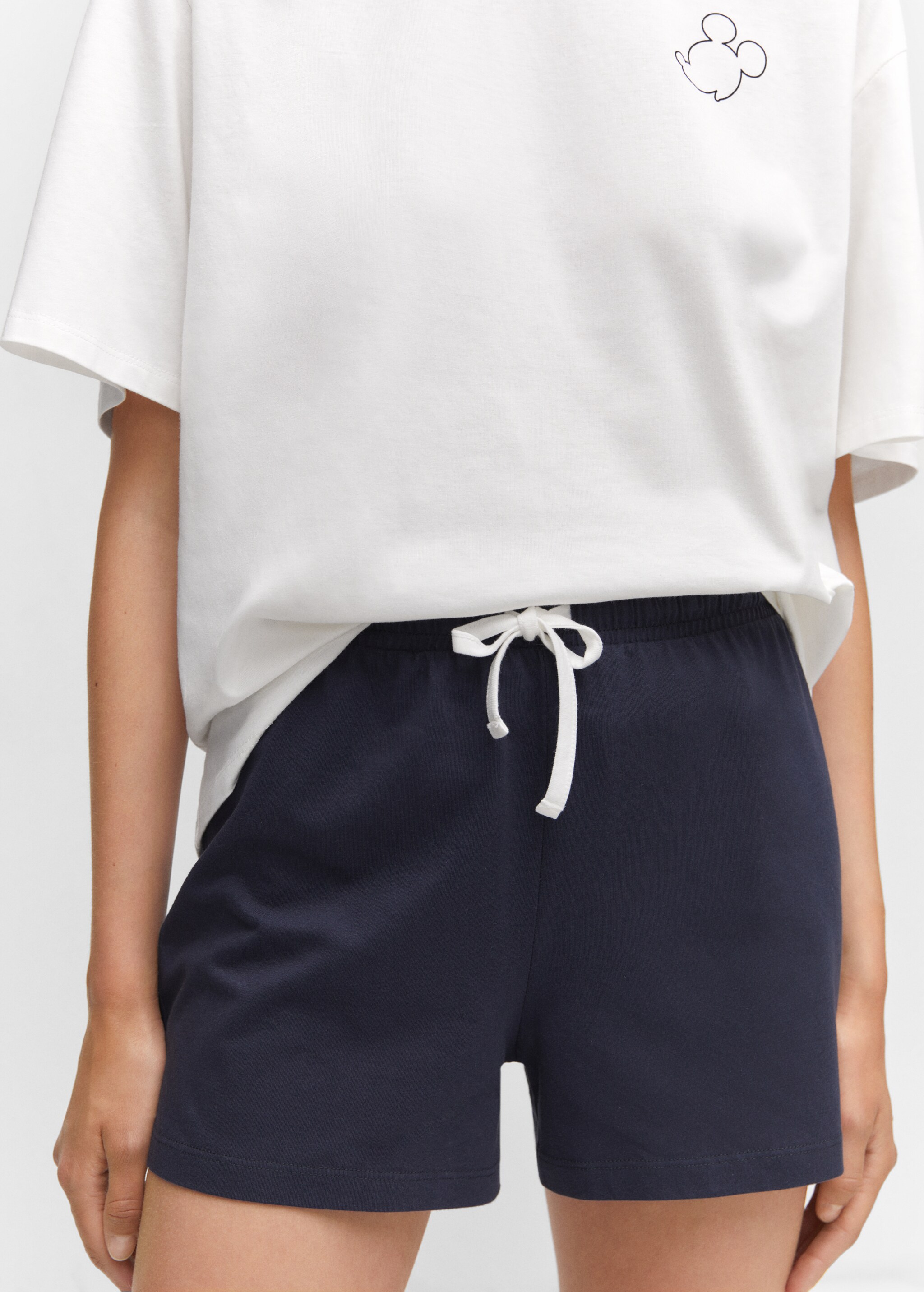 Shorts algodón cintura elástica - Details of the article 6