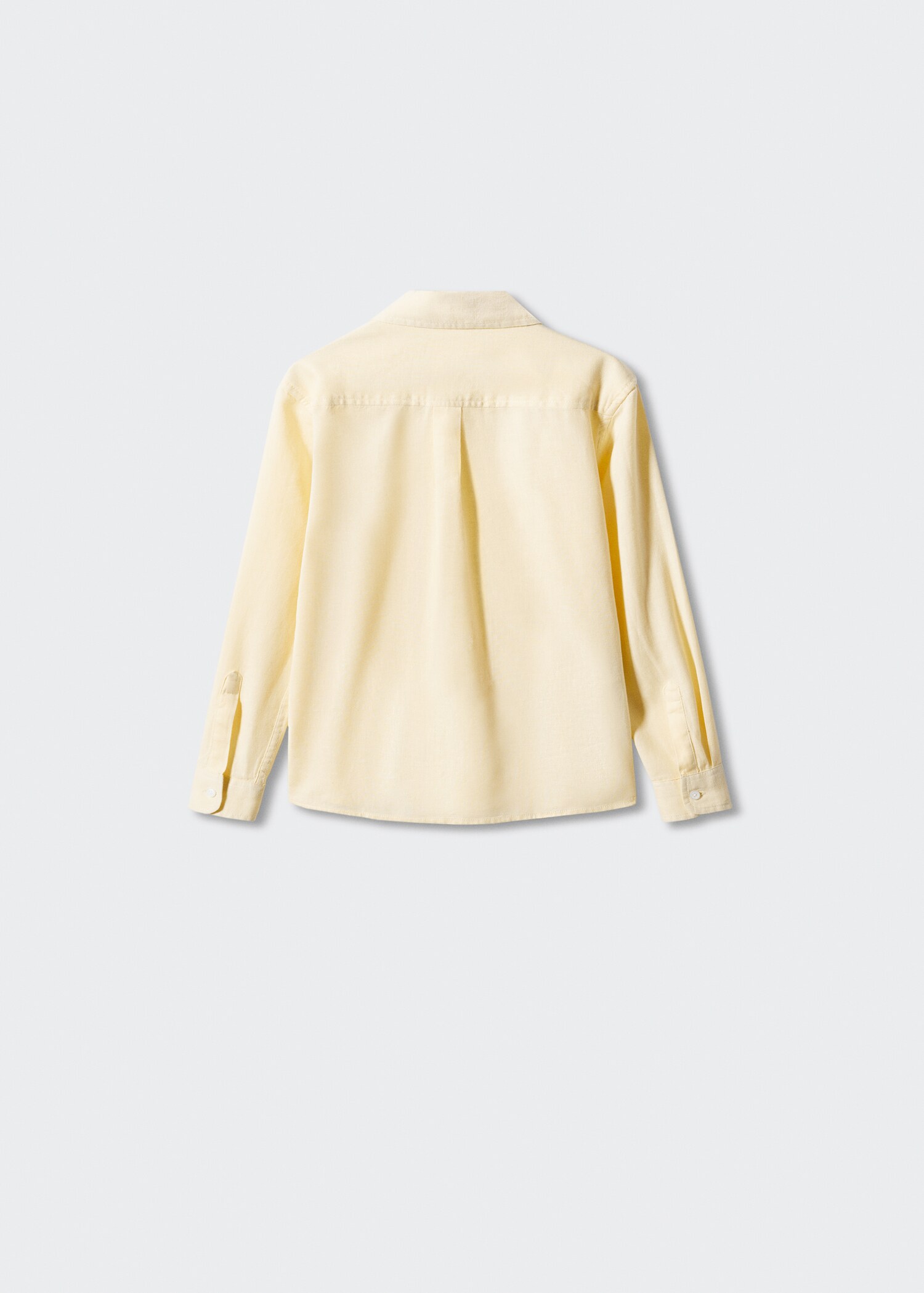 Regular-fit linen shirt - Reverse of the article