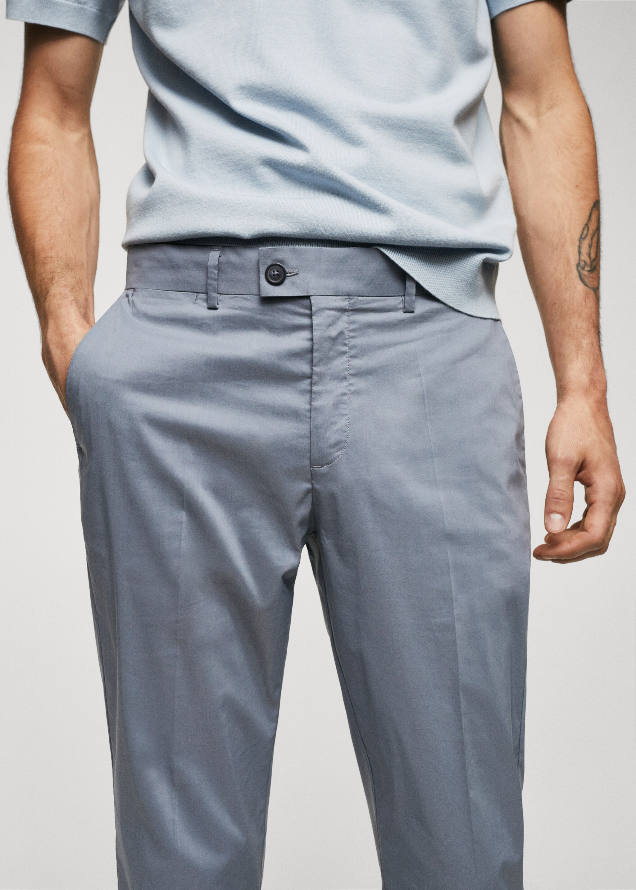 Pamuklu hafif pantolon - Ürün detayı 1