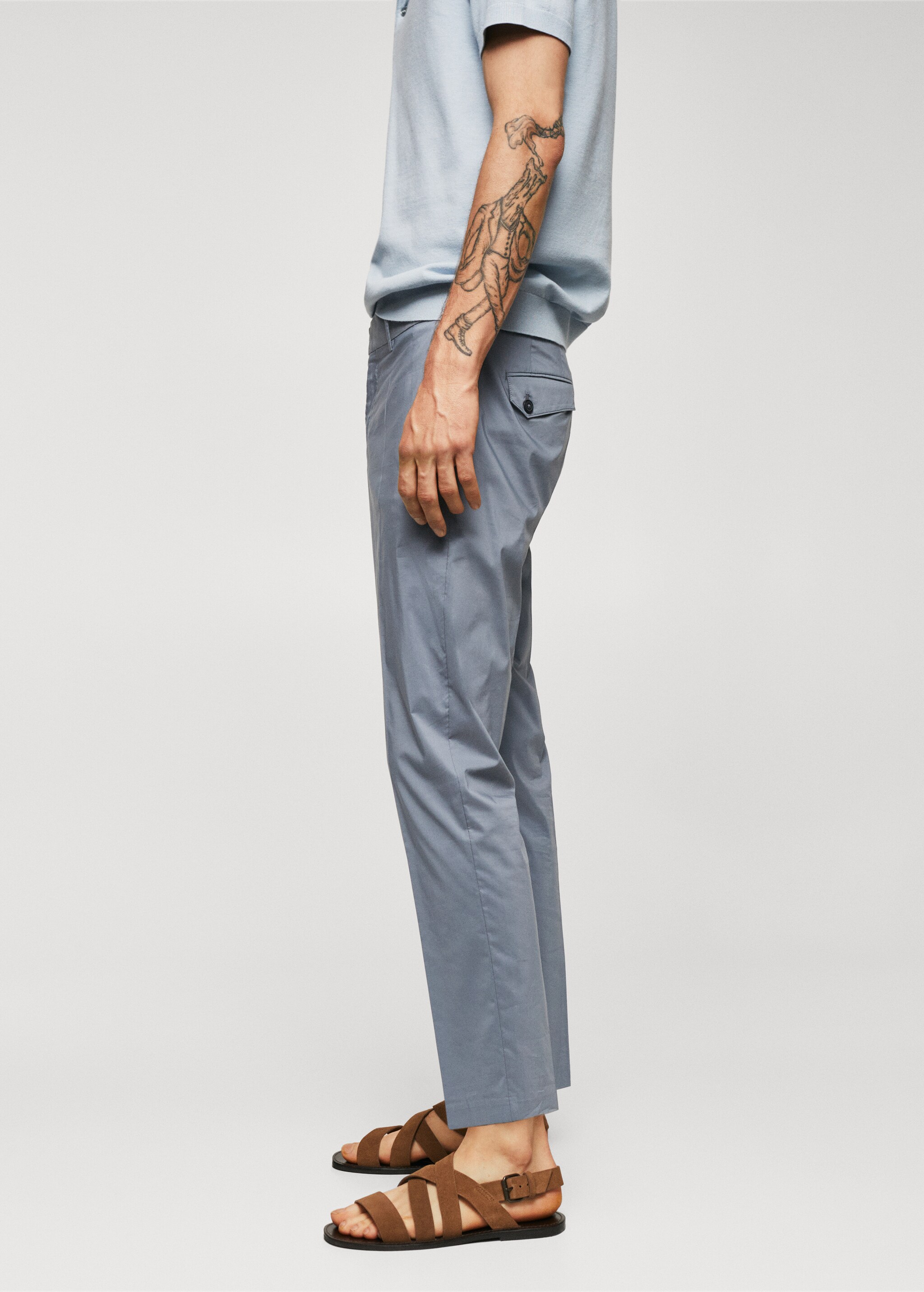 Pamuklu hafif pantolon - Ürün detayı 2