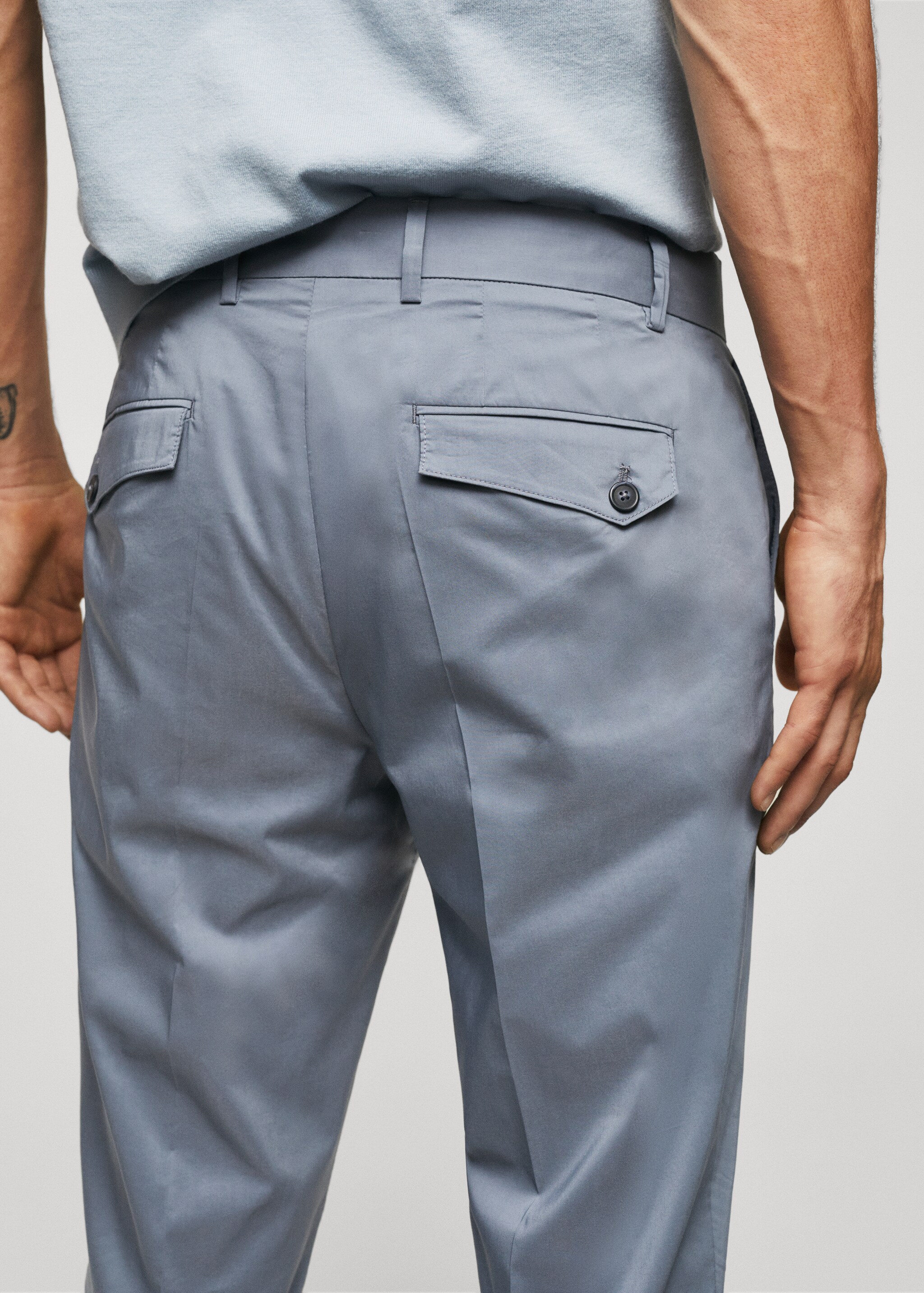 Pamuklu hafif pantolon - Ürün detayı 6