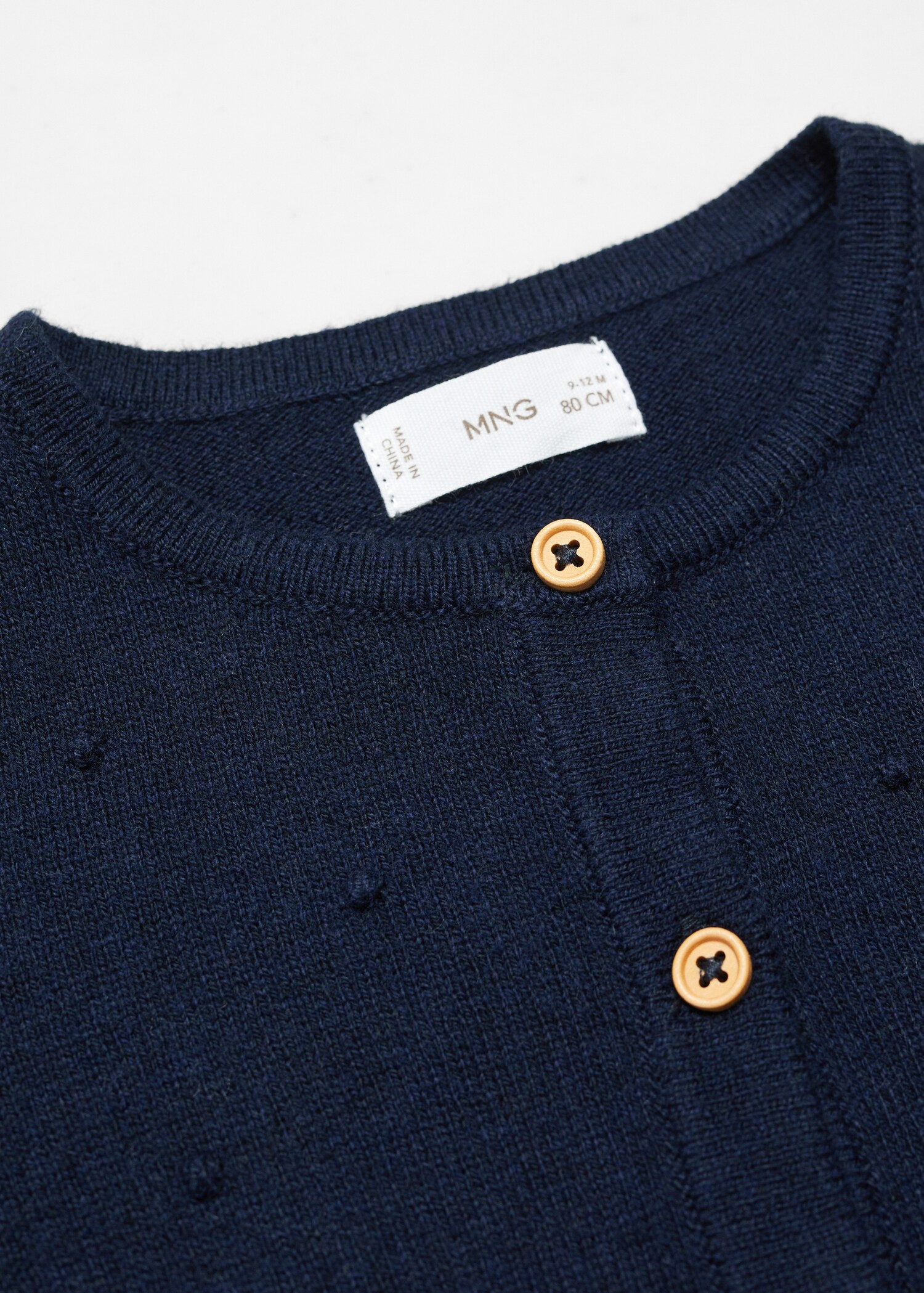 Cárdigan punto algodón - Detalle del artículo 0