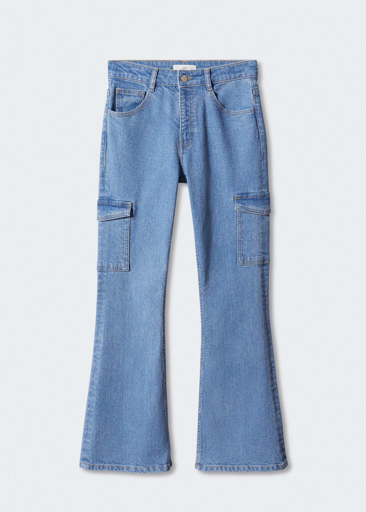 Jeans flare cargo - Artículo sin modelo