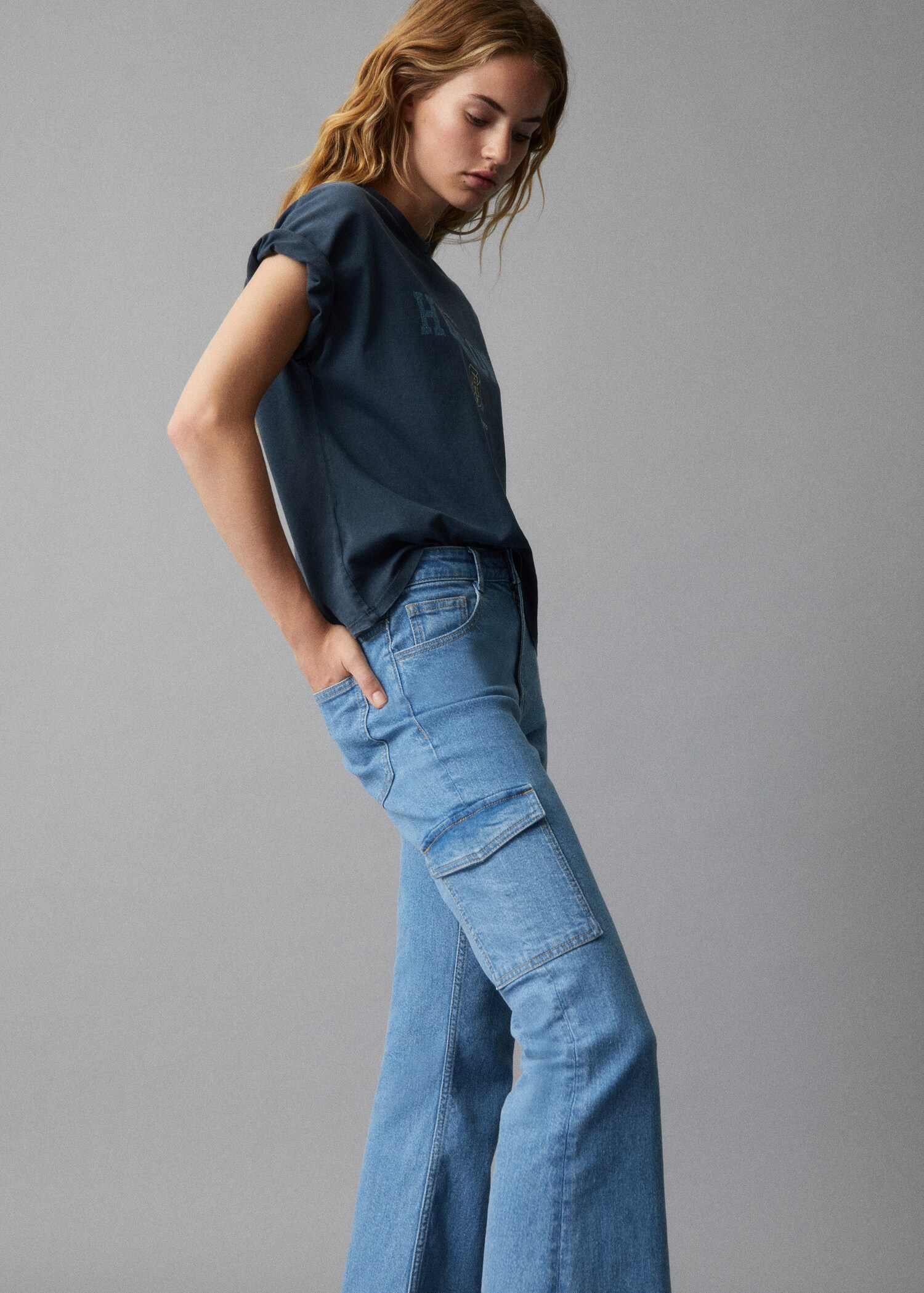 Jeans flare cargo - Detalle del artículo 5