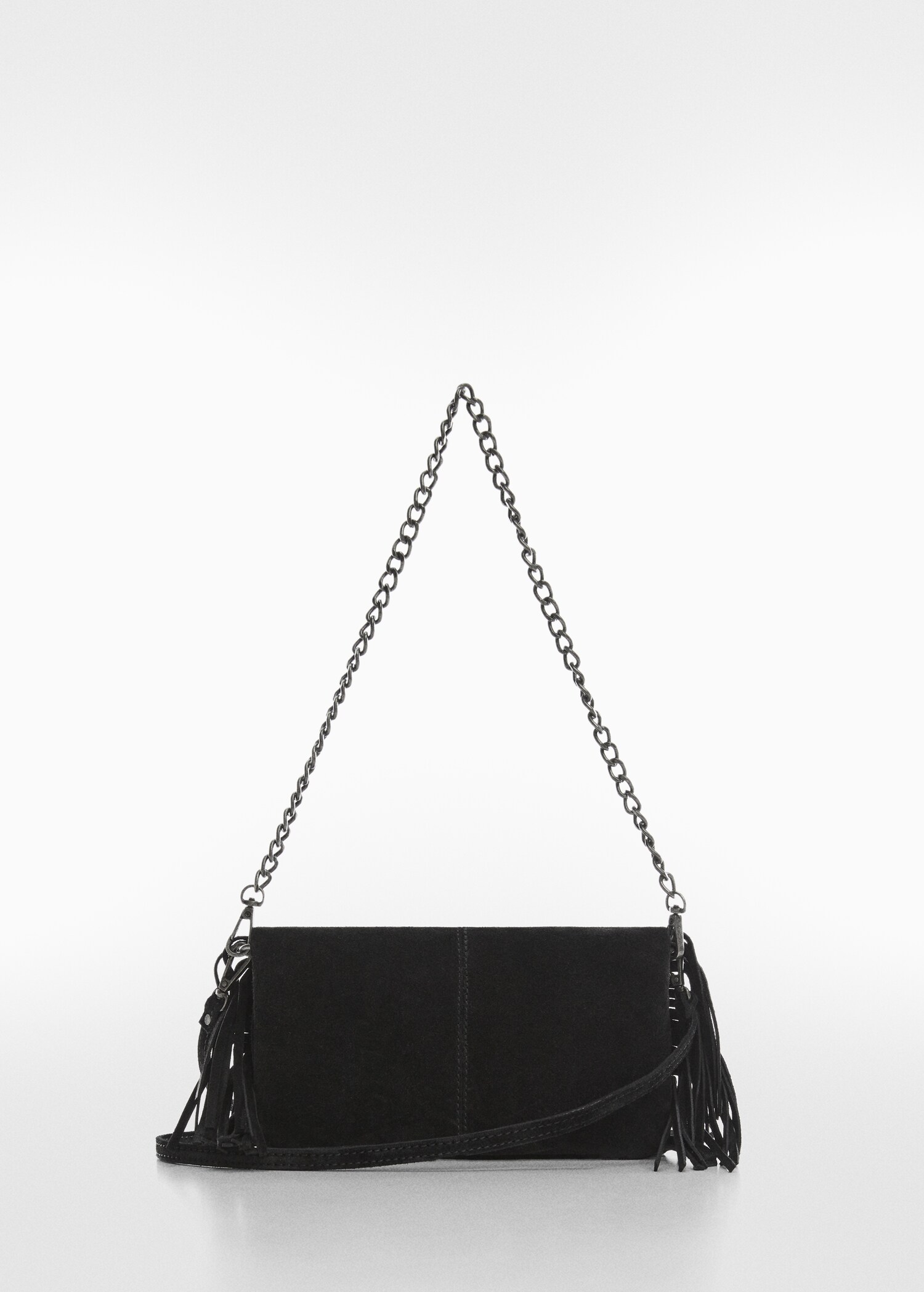Fringed suede bag - Article without model