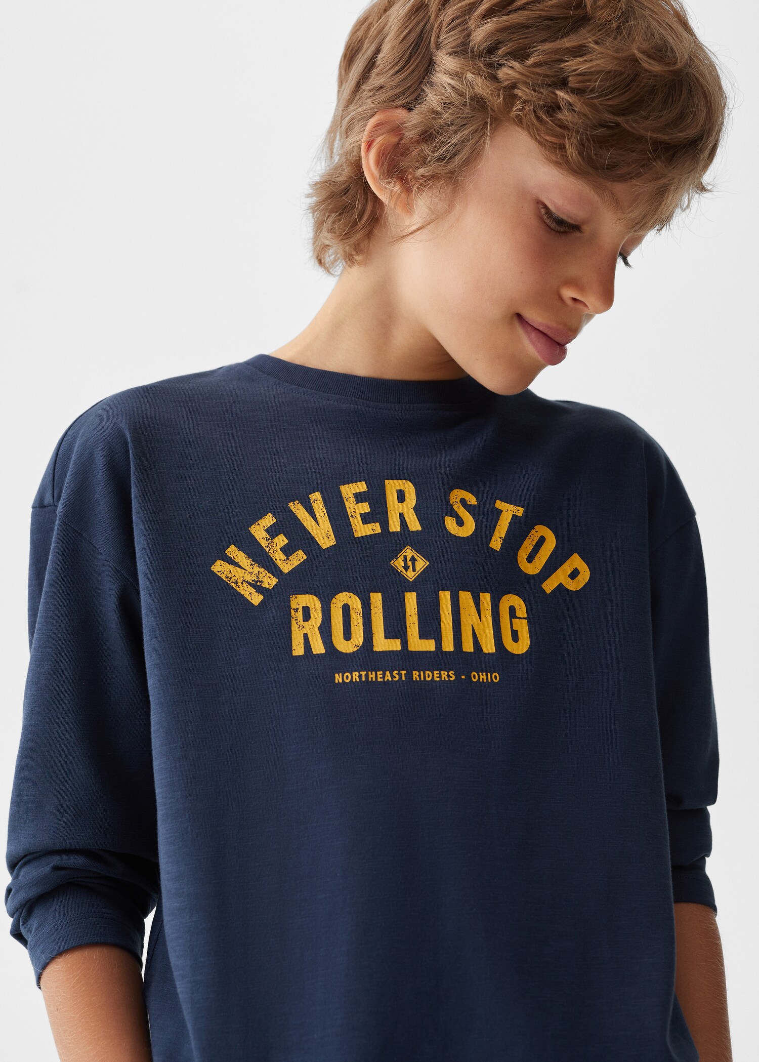 Camiseta manga larga estampada - Detalle del artículo 1