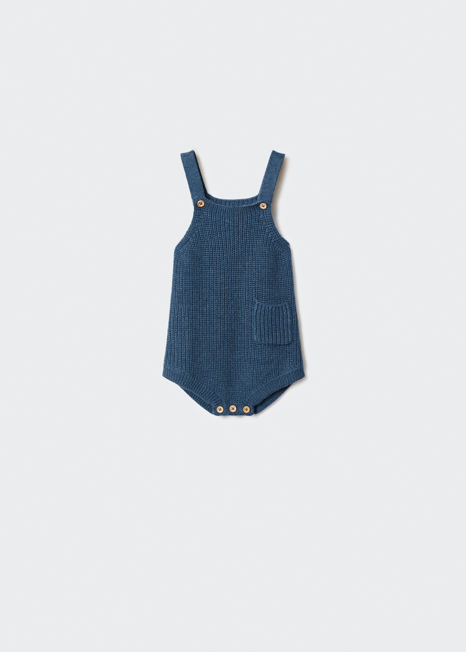 Cotton-knit romper - Article without model