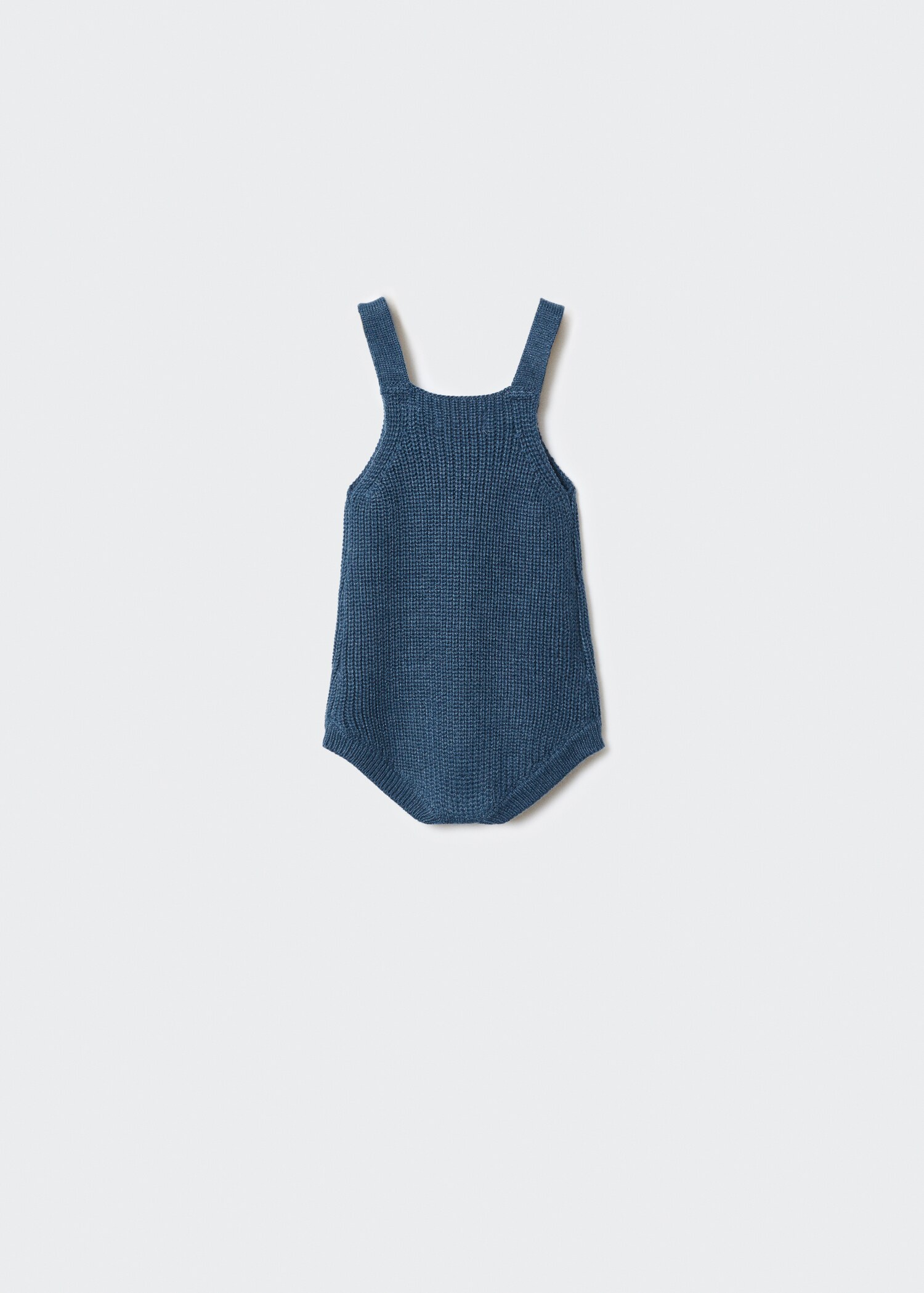 Cotton-knit romper - Reverse of the article