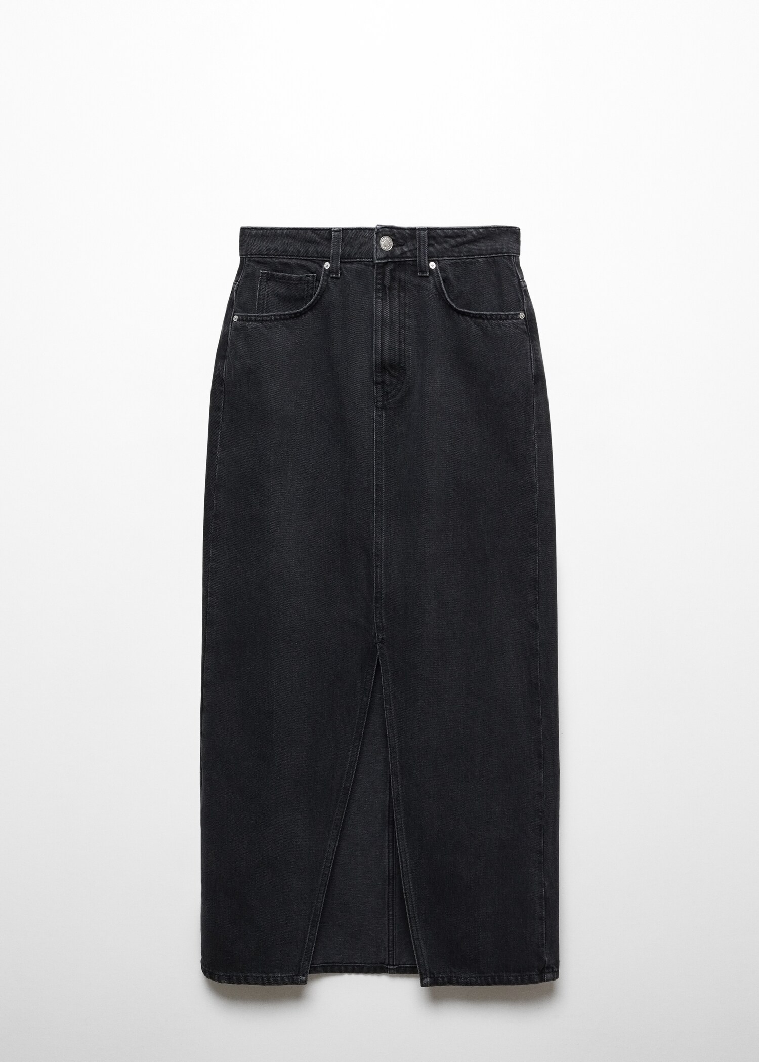 Slit denim skirt - Article without model