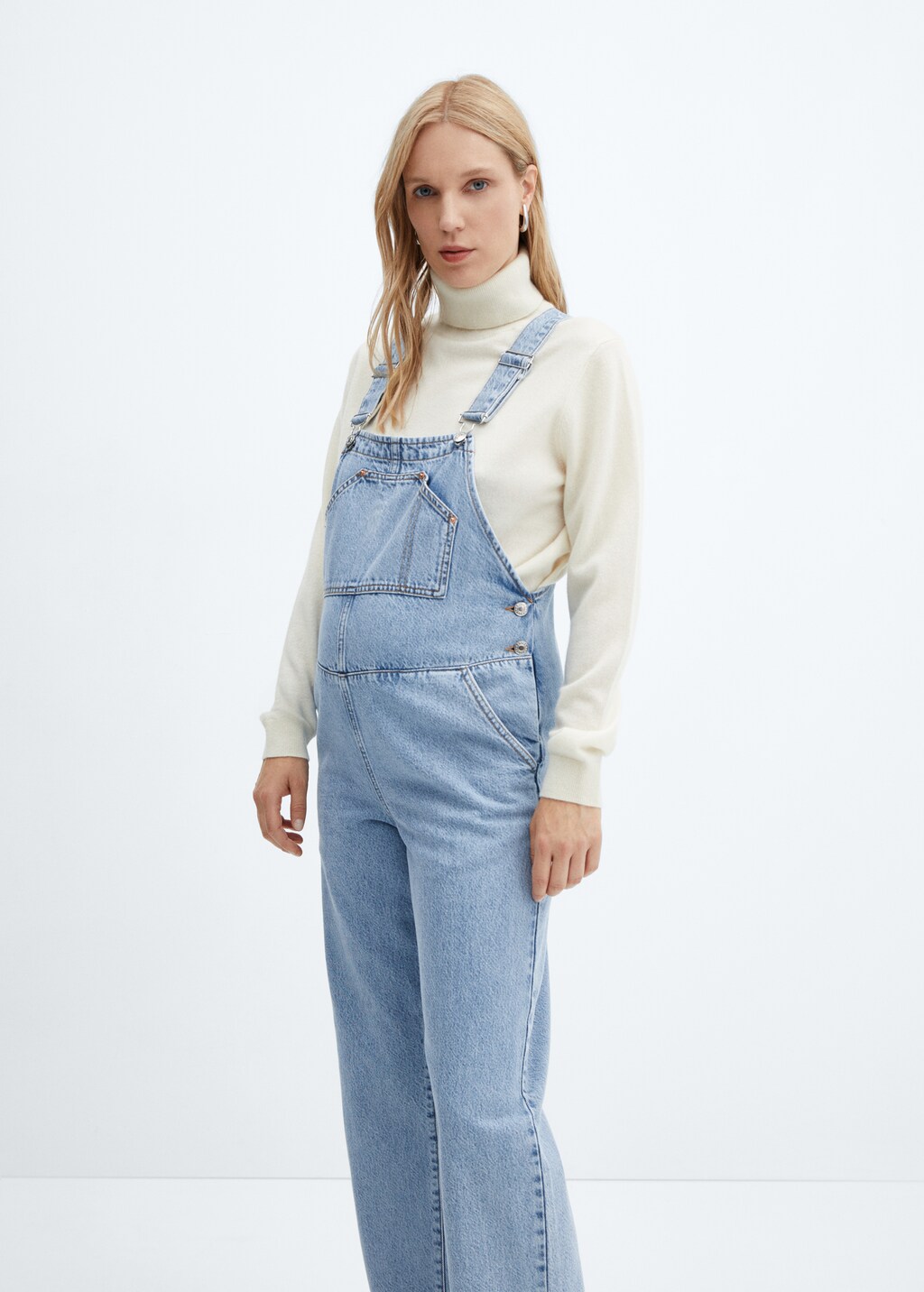 Maternity denim dungarees Women MANGO Montenegro