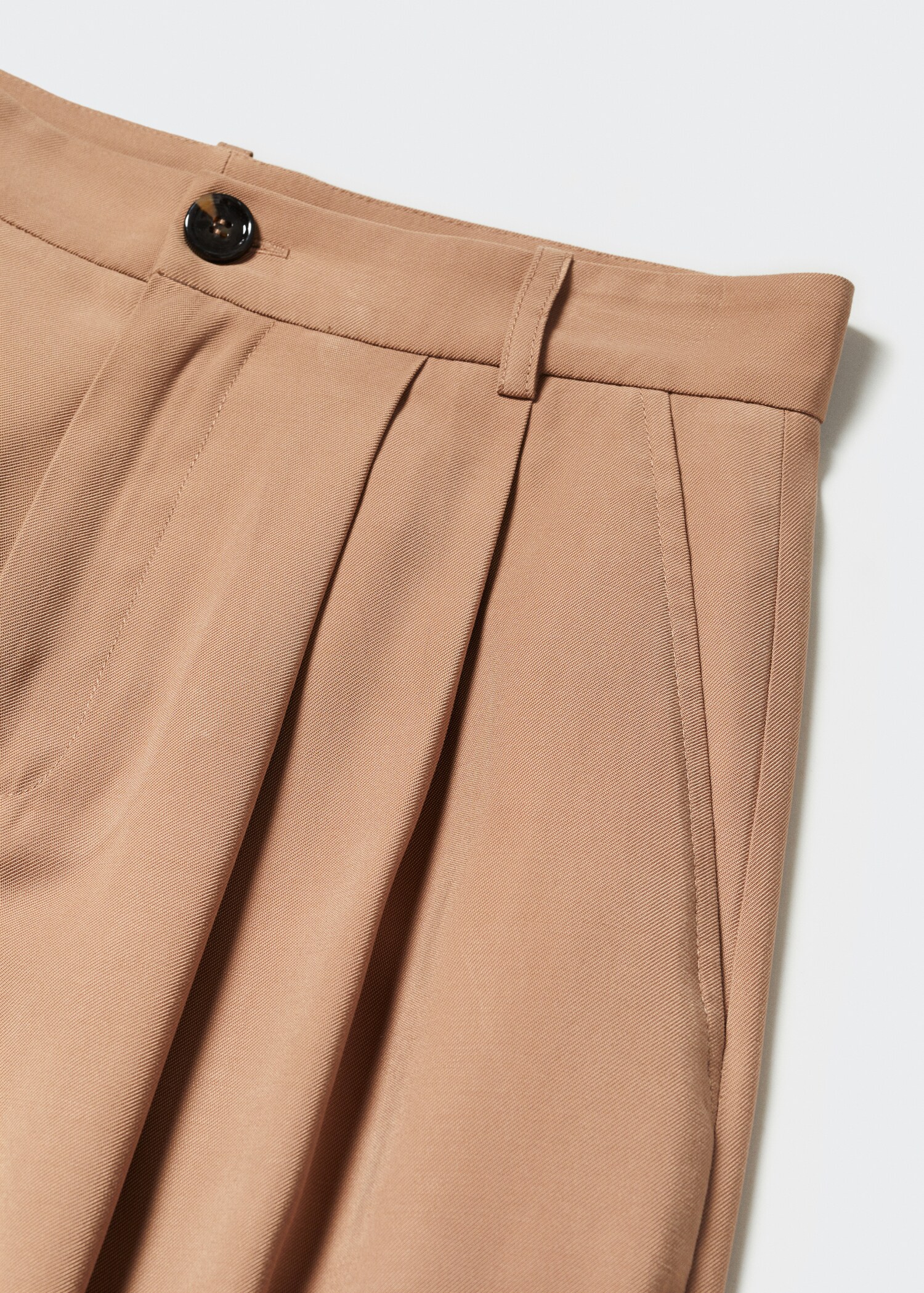 Wideleg pleated trousers - Details of the article 8